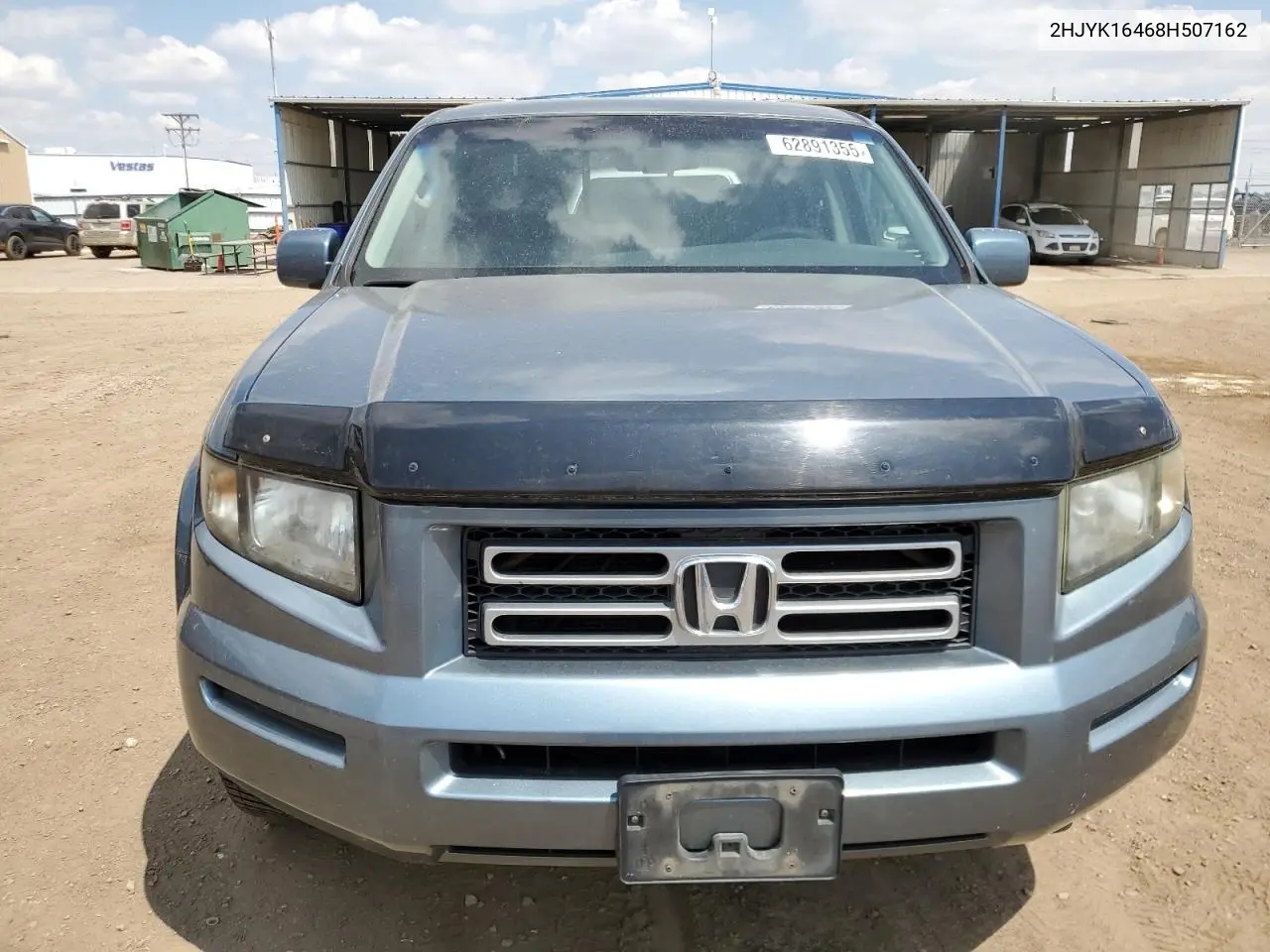 2008 Honda Ridgeline Rts VIN: 2HJYK16468H507162 Lot: 62891355