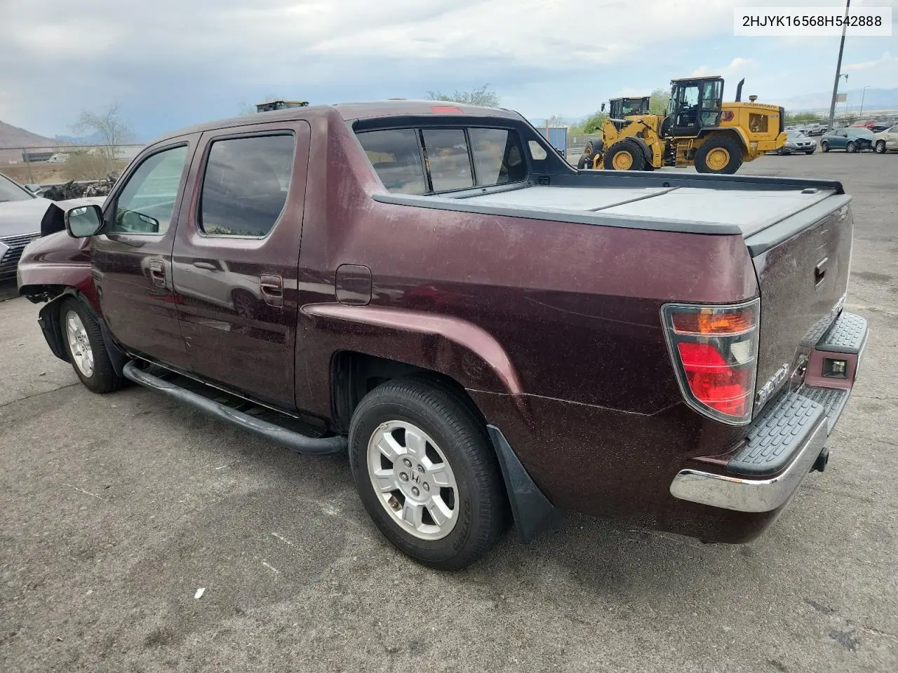 2008 Honda Ridgeline Rtl VIN: 2HJYK16568H542888 Lot: 63157895