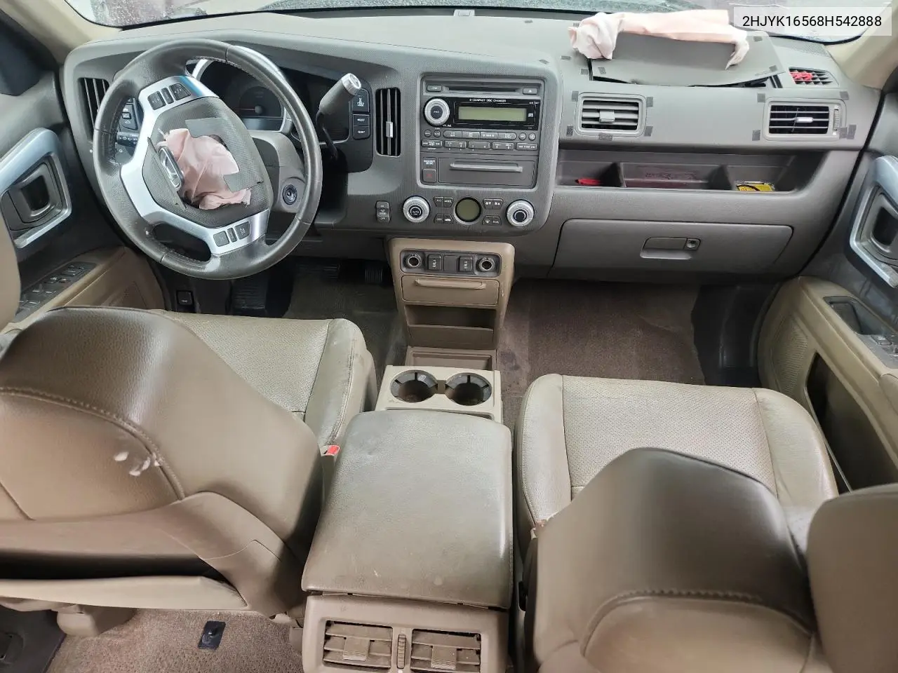 2008 Honda Ridgeline Rtl VIN: 2HJYK16568H542888 Lot: 63157895