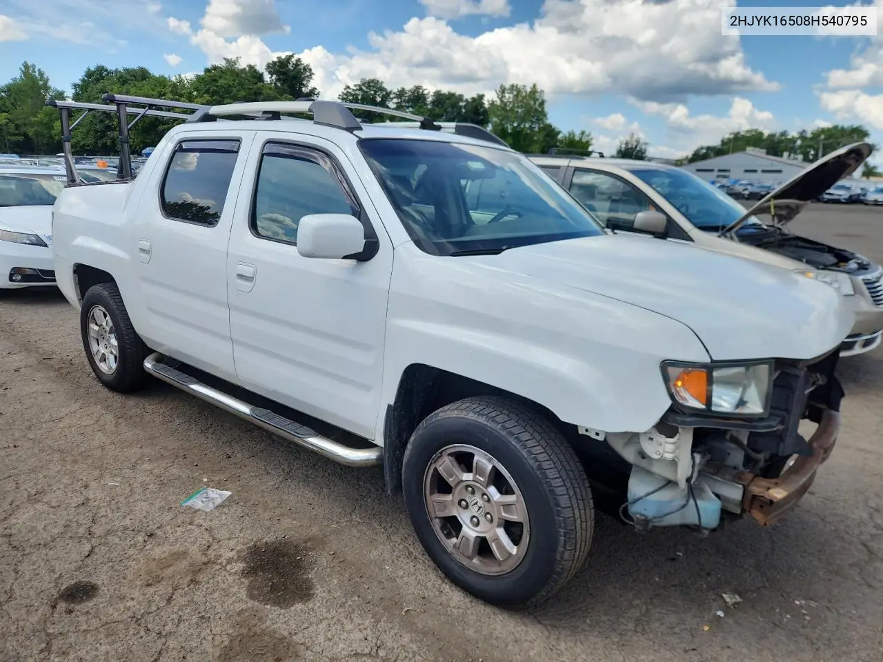 2008 Honda Ridgeline Rtl VIN: 2HJYK16508H540795 Lot: 65243545