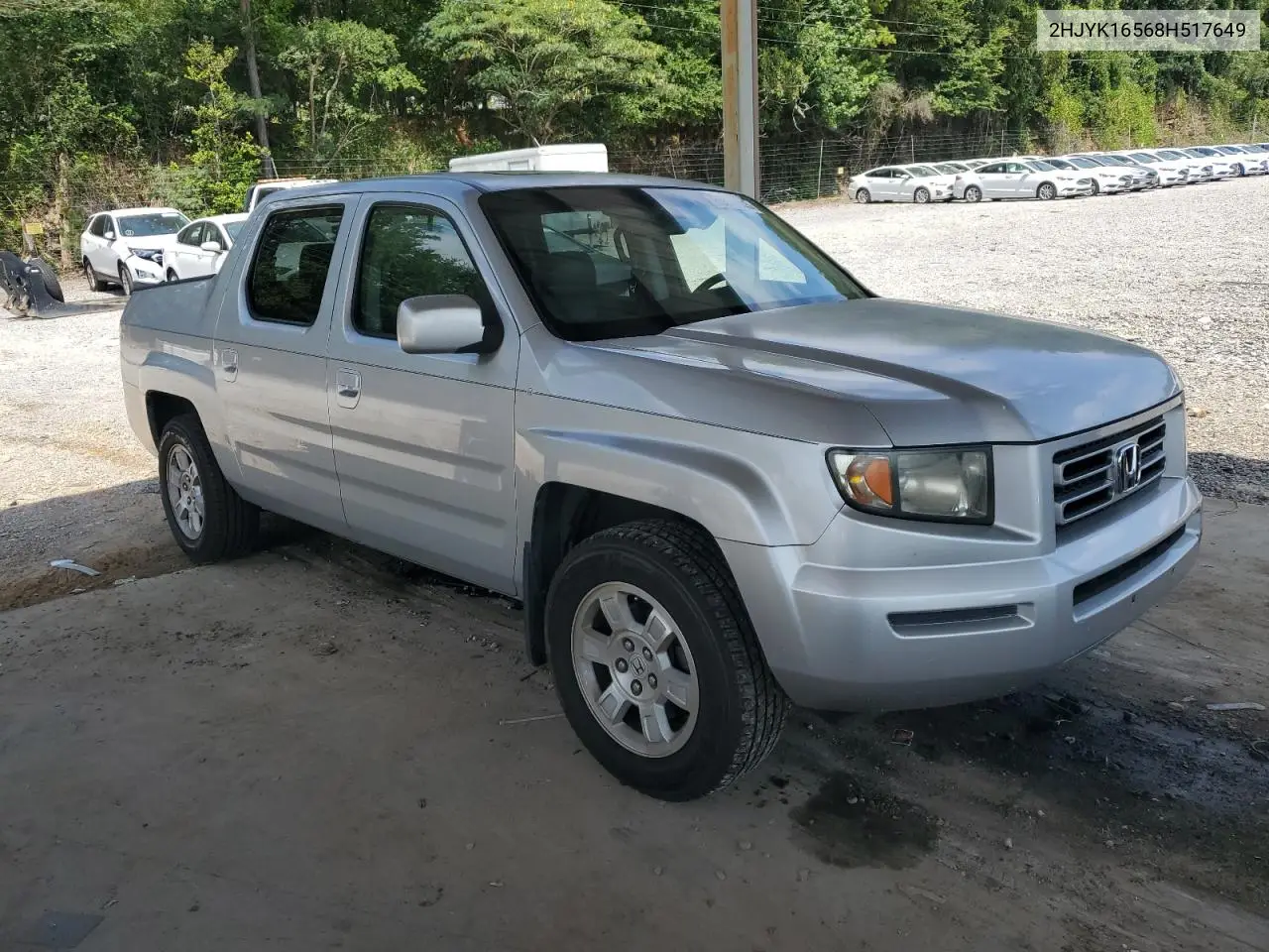 2008 Honda Ridgeline Rtl VIN: 2HJYK16568H517649 Lot: 65613345