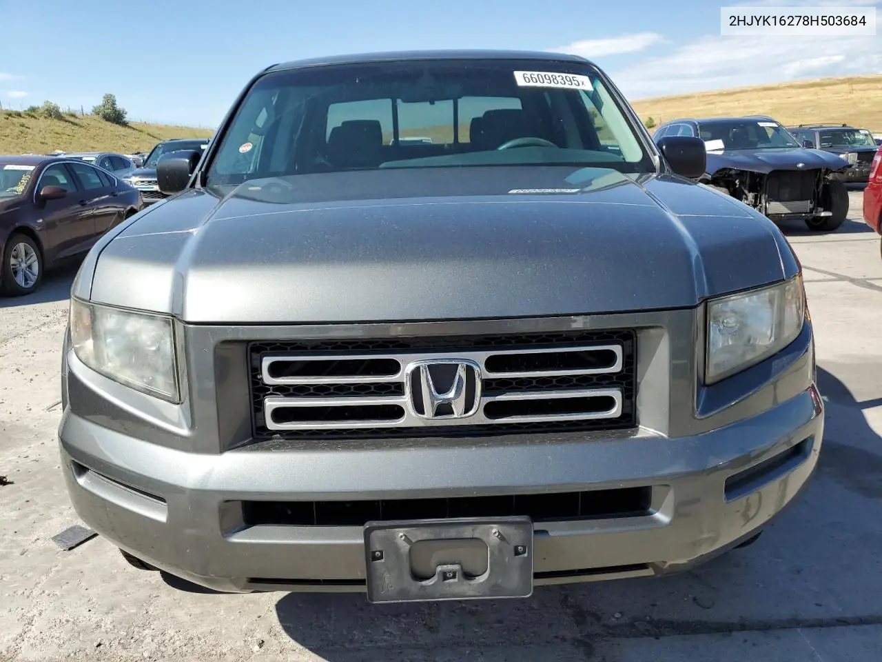 2008 Honda Ridgeline Rt VIN: 2HJYK16278H503684 Lot: 66098395