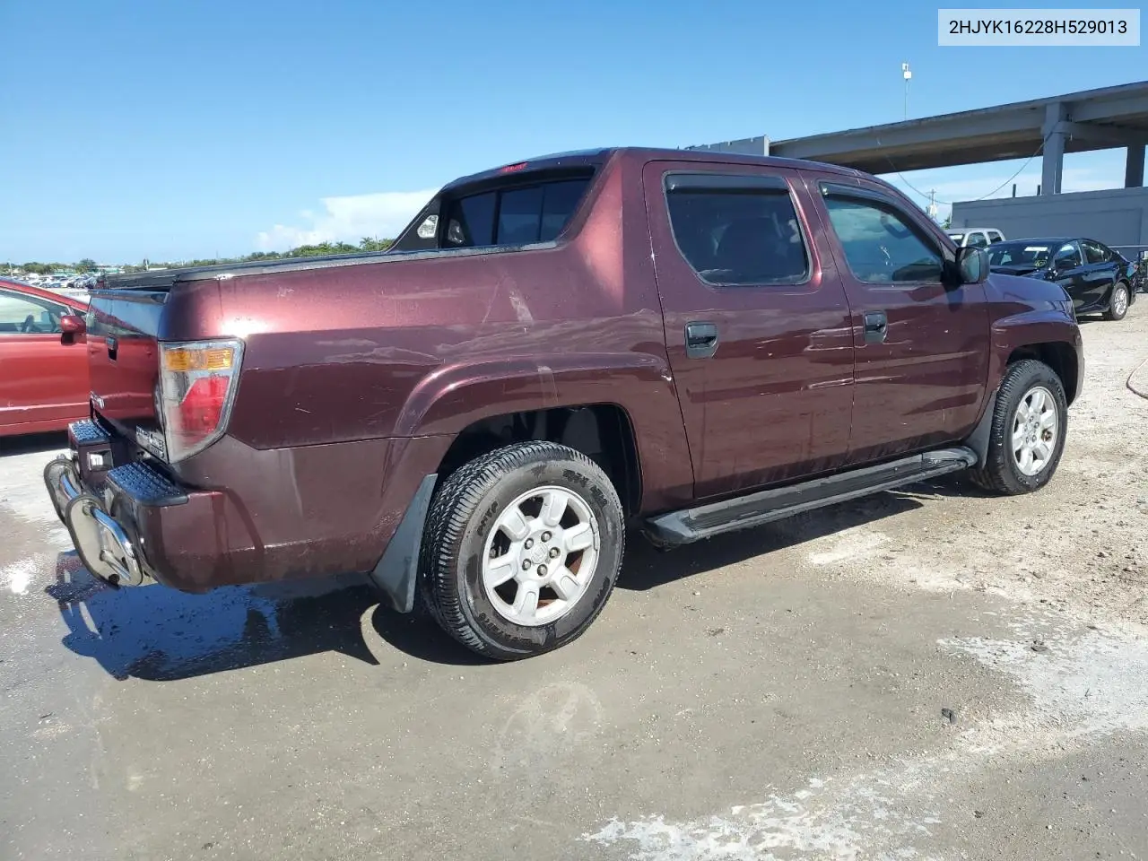 2008 Honda Ridgeline Rt VIN: 2HJYK16228H529013 Lot: 66134225