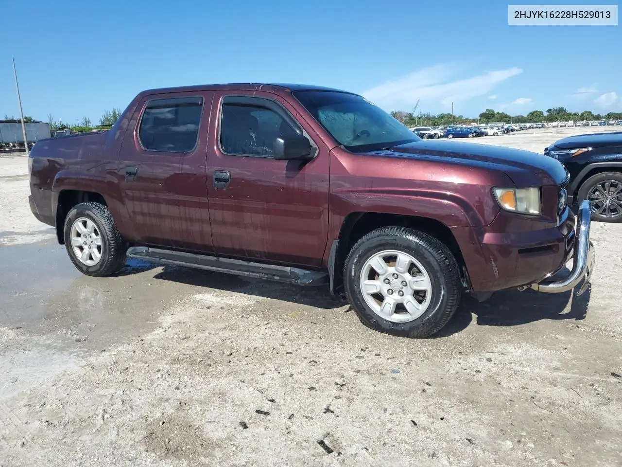 2008 Honda Ridgeline Rt VIN: 2HJYK16228H529013 Lot: 66134225