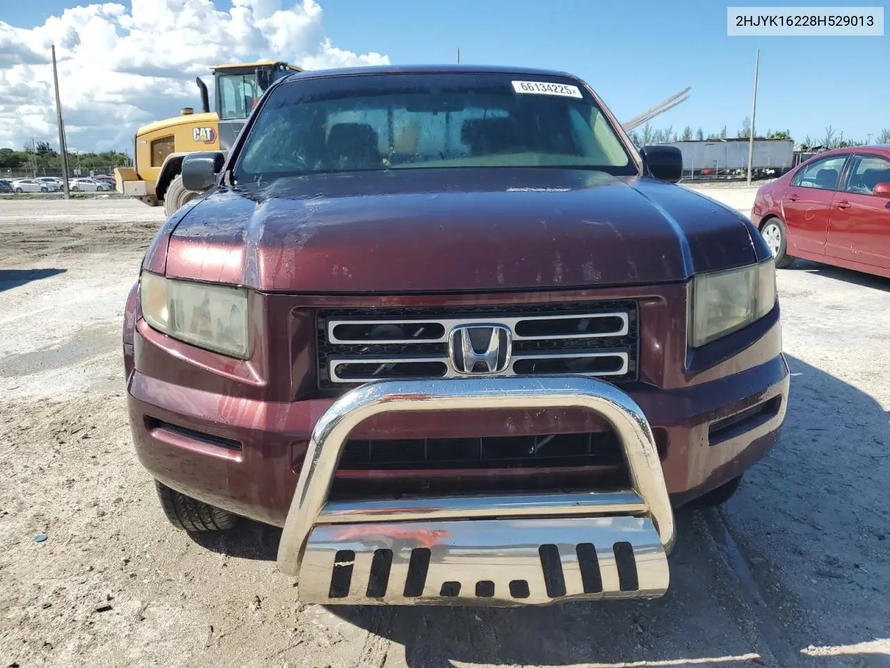 2008 Honda Ridgeline Rt VIN: 2HJYK16228H529013 Lot: 66134225