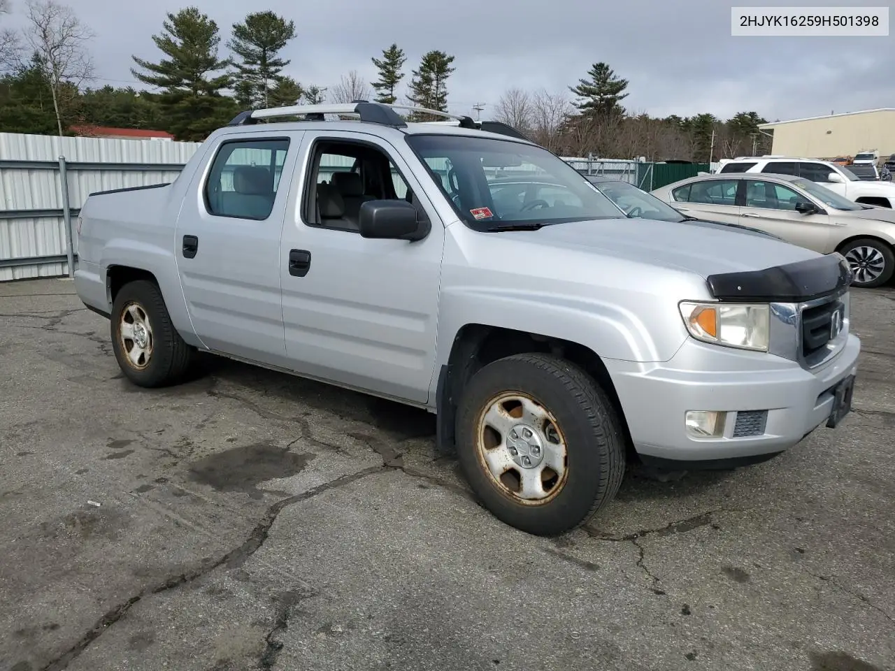 2009 Honda Ridgeline Rt VIN: 2HJYK16259H501398 Lot: 49847775