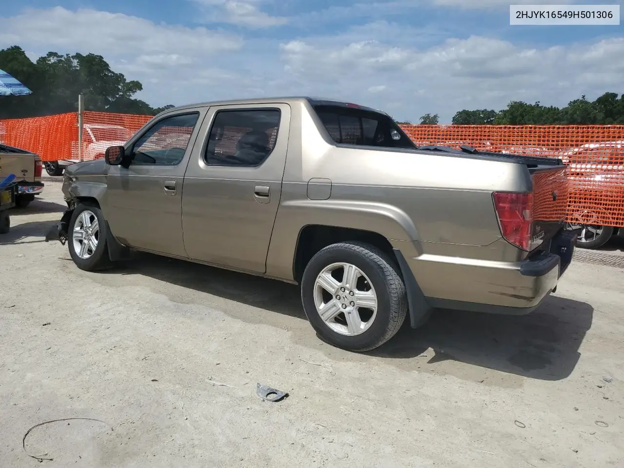 2009 Honda Ridgeline Rtl VIN: 2HJYK16549H501306 Lot: 55344265
