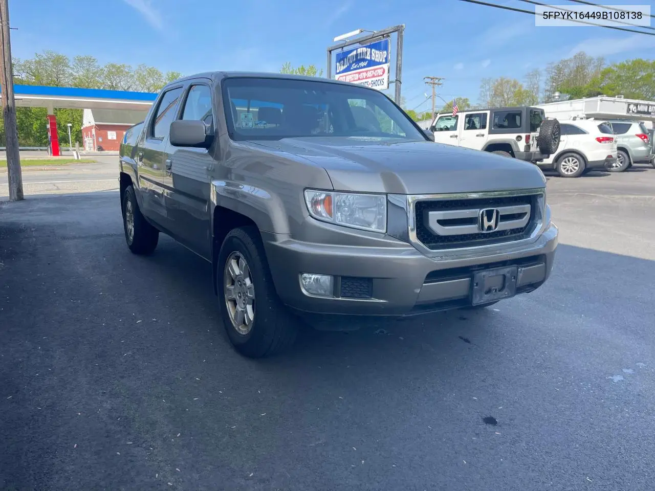 2009 Honda Ridgeline Rts VIN: 5FPYK16449B108138 Lot: 57040695