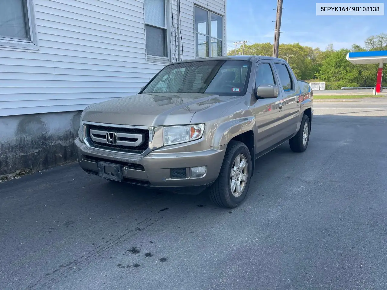 2009 Honda Ridgeline Rts VIN: 5FPYK16449B108138 Lot: 57040695