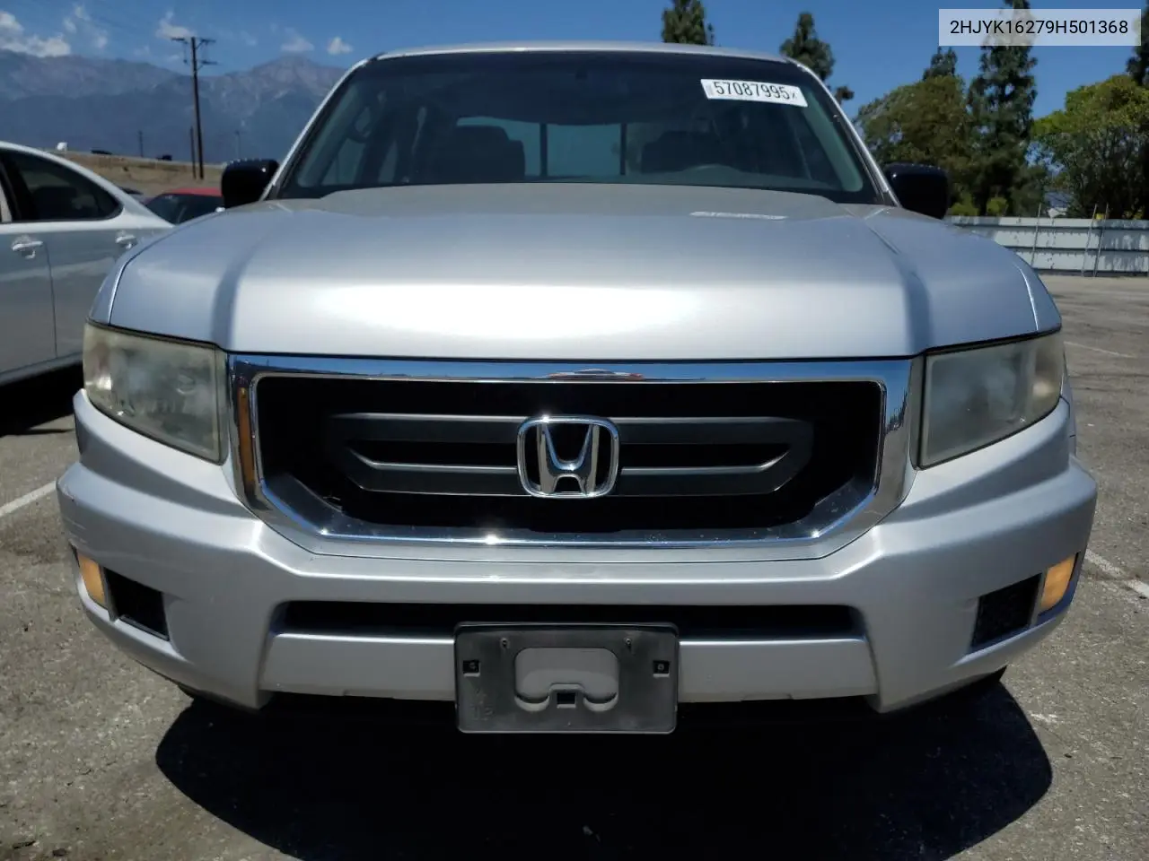 2009 Honda Ridgeline Rt VIN: 2HJYK16279H501368 Lot: 57087995