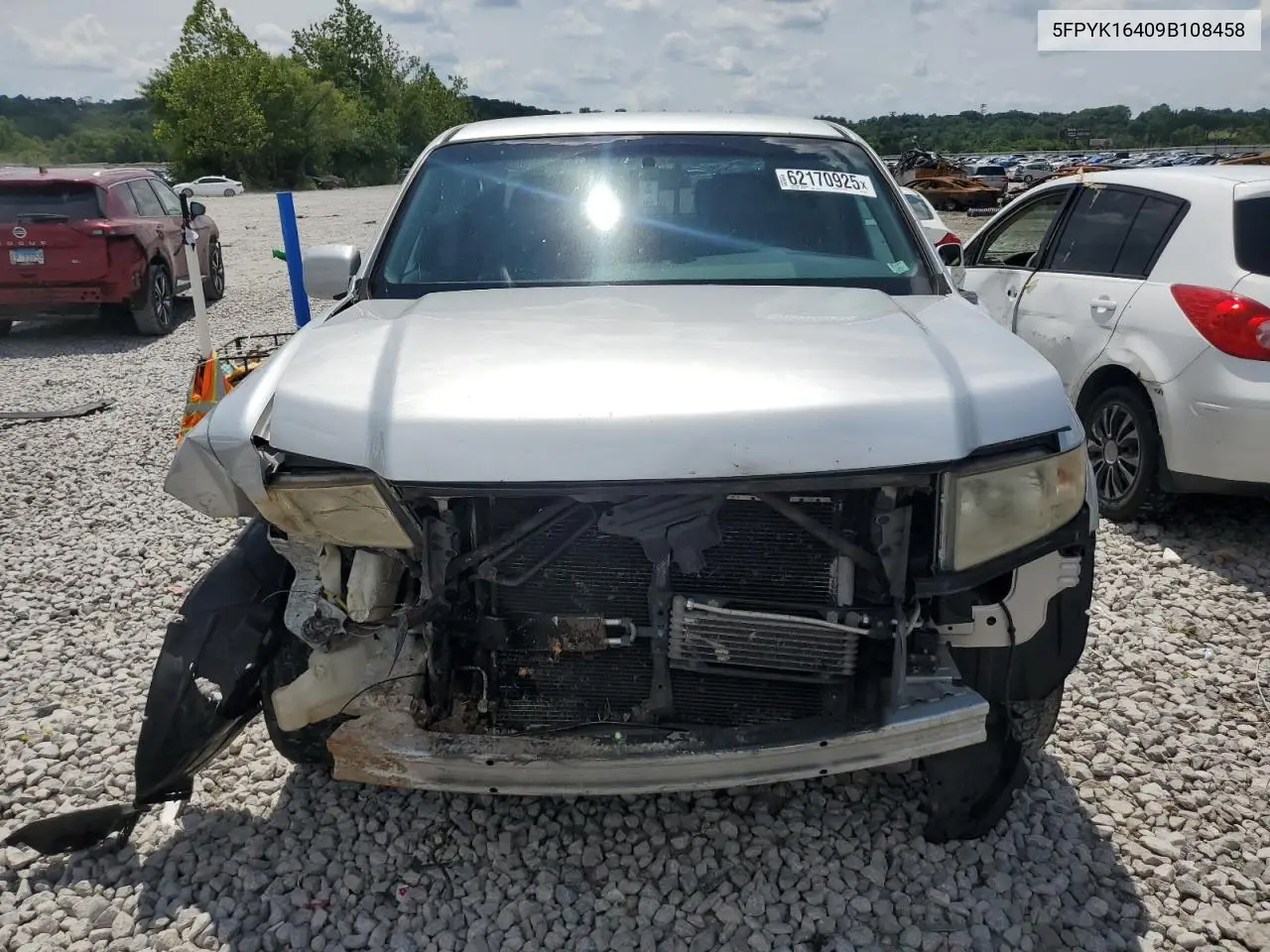2009 Honda Ridgeline Rts VIN: 5FPYK16409B108458 Lot: 62170925