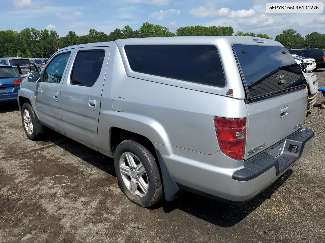 2009 Honda Ridgeline Rtl VIN: 5FPYK16509B101275 Lot: 63528145