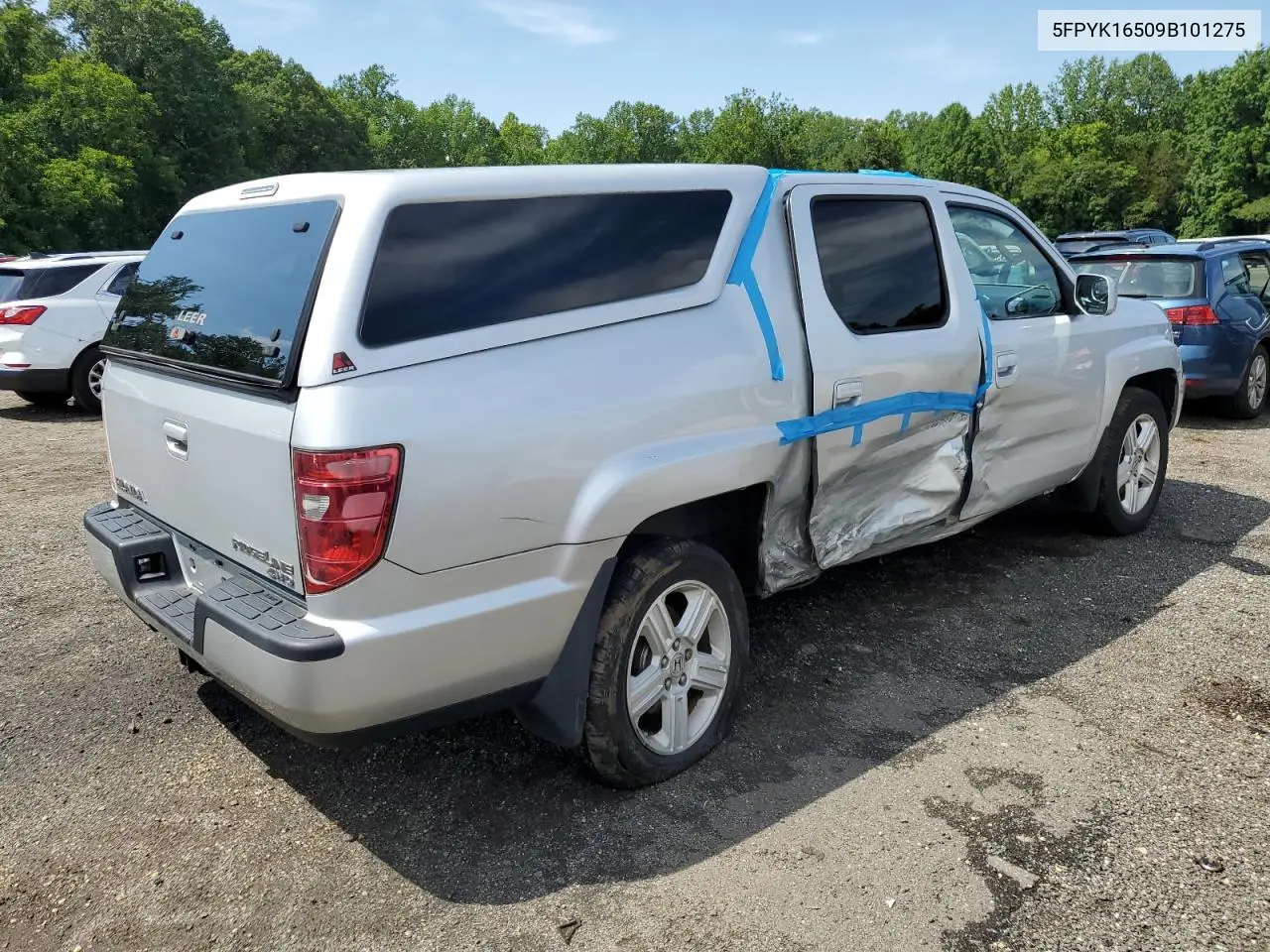 2009 Honda Ridgeline Rtl VIN: 5FPYK16509B101275 Lot: 63528145