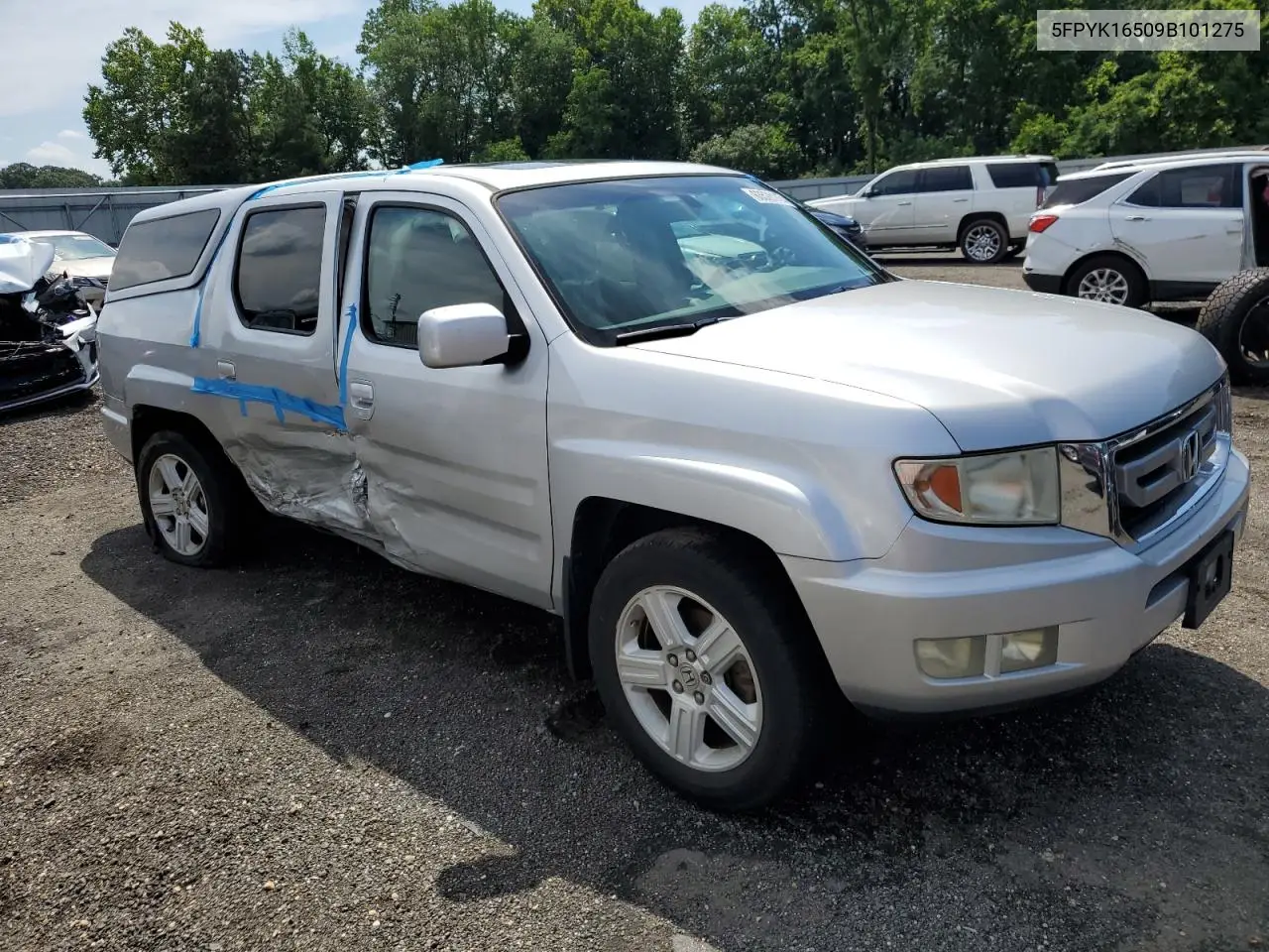 2009 Honda Ridgeline Rtl VIN: 5FPYK16509B101275 Lot: 63528145