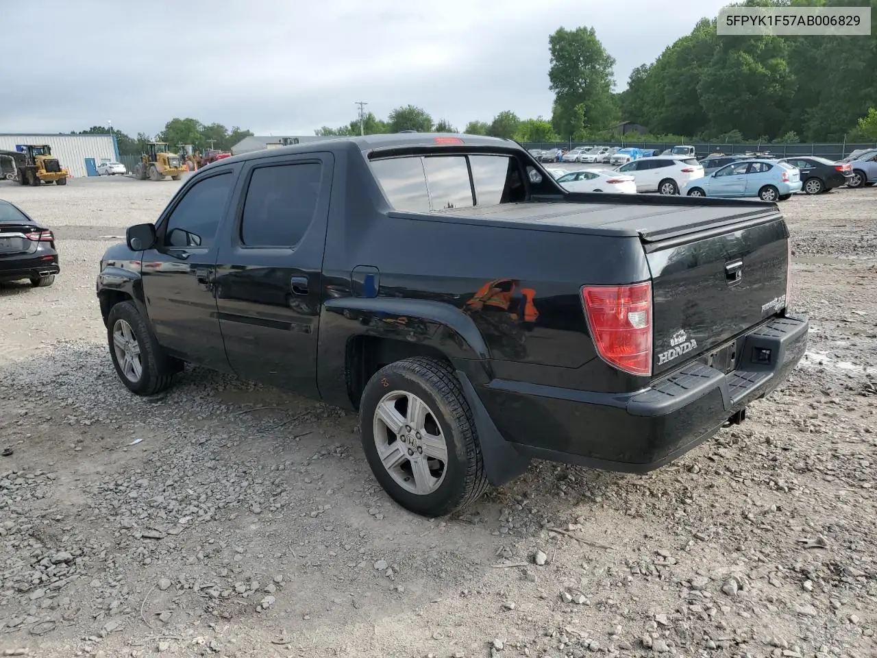 2010 Honda Ridgeline Rtl VIN: 5FPYK1F57AB006829 Lot: 56051185