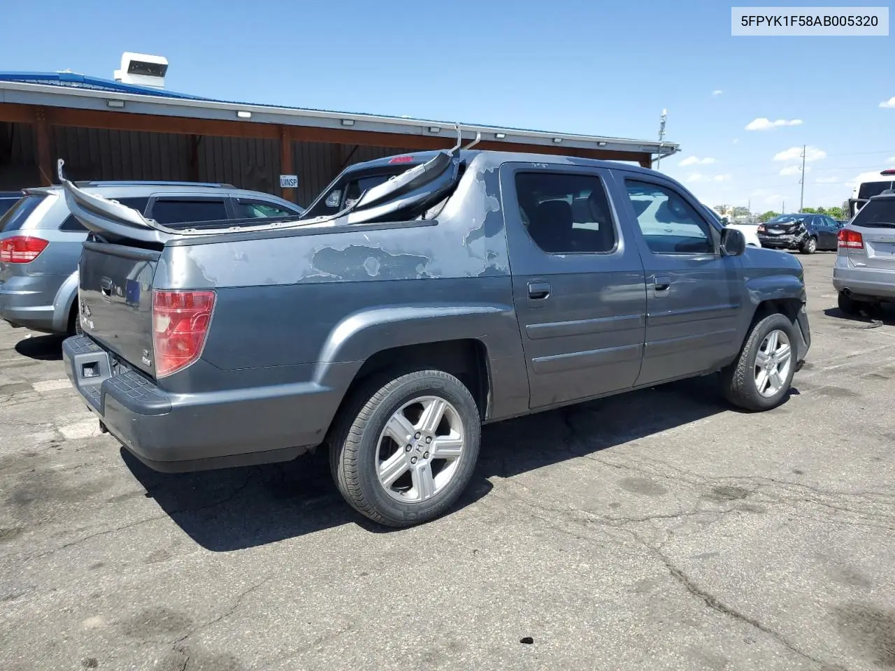 2010 Honda Ridgeline Rtl VIN: 5FPYK1F58AB005320 Lot: 56564195