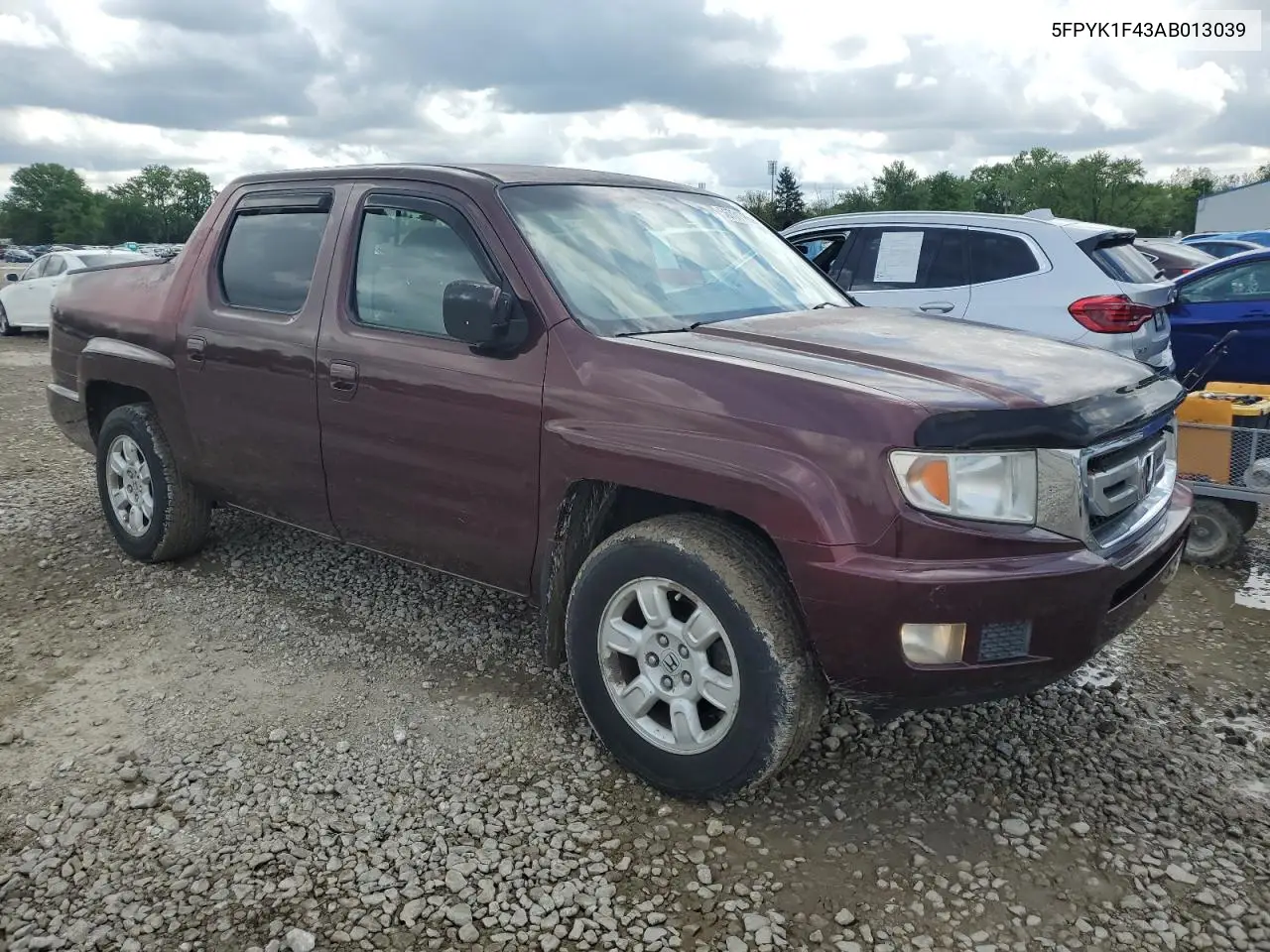 2010 Honda Ridgeline Rts VIN: 5FPYK1F43AB013039 Lot: 56731785