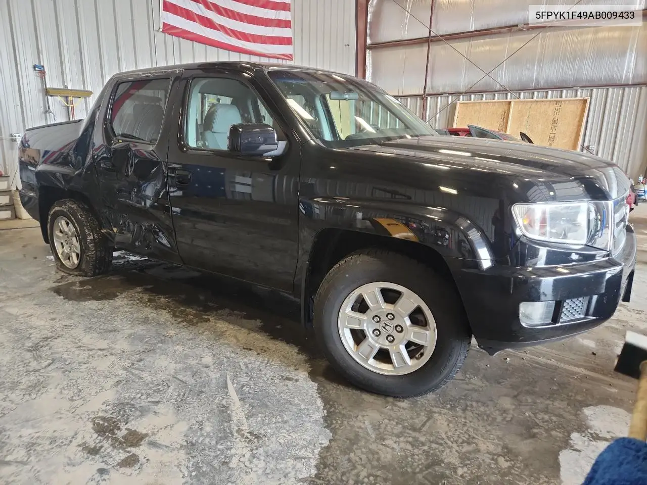 2010 Honda Ridgeline Rts VIN: 5FPYK1F49AB009433 Lot: 62343665