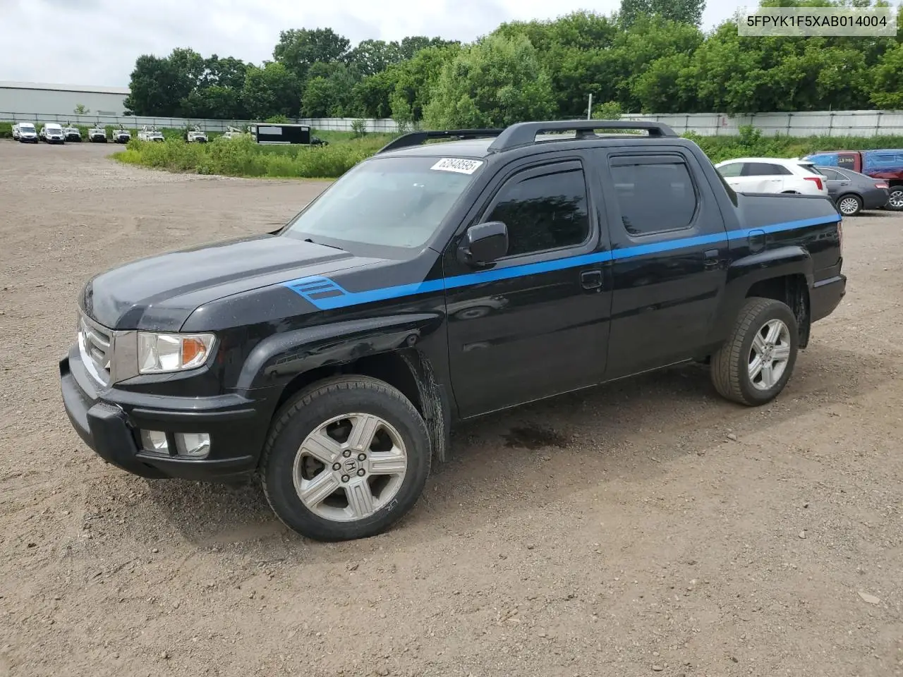 2010 Honda Ridgeline Rtl VIN: 5FPYK1F5XAB014004 Lot: 62848595