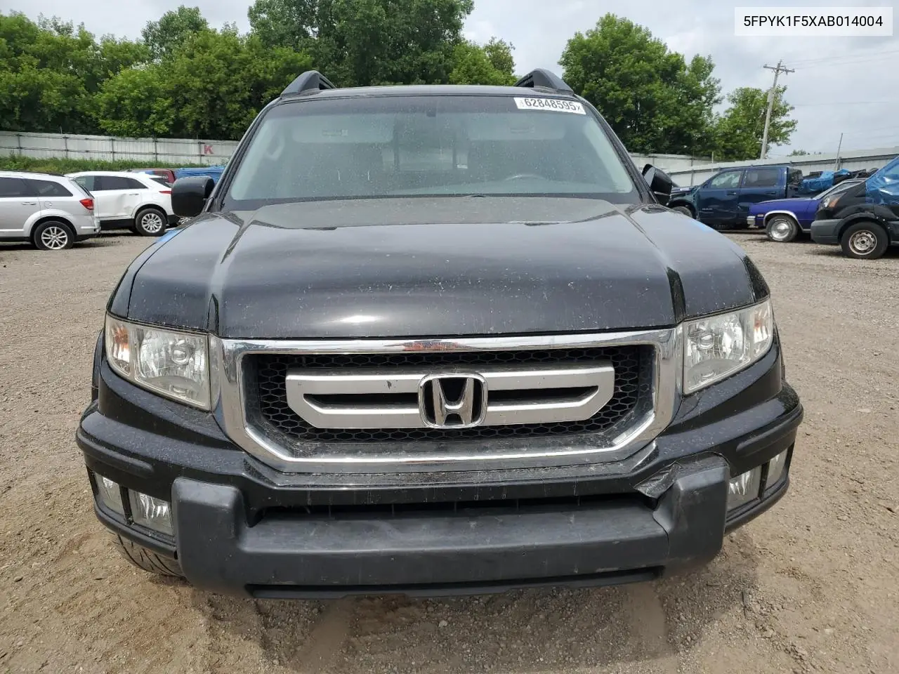 2010 Honda Ridgeline Rtl VIN: 5FPYK1F5XAB014004 Lot: 62848595