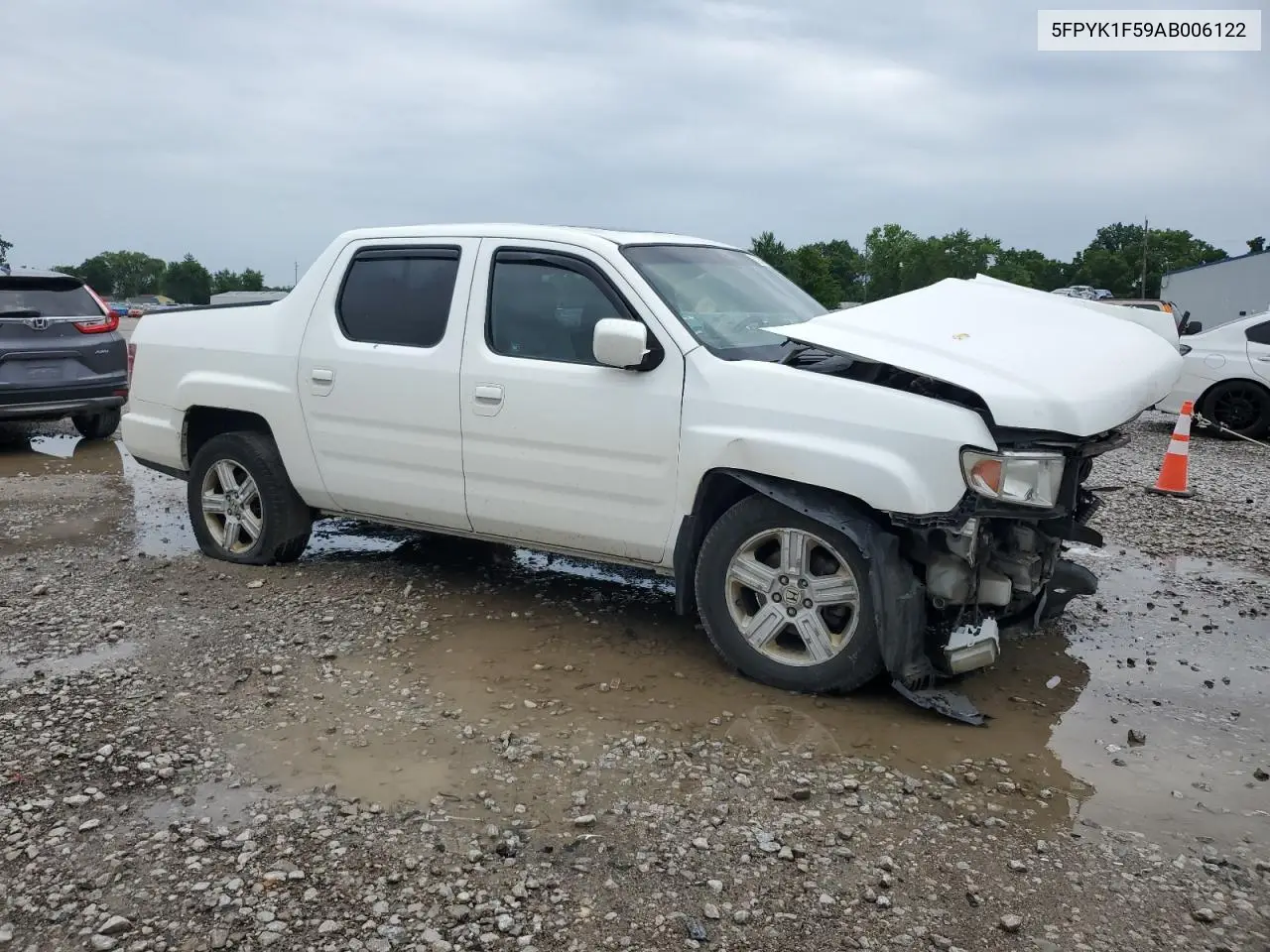 2010 Honda Ridgeline Rtl VIN: 5FPYK1F59AB006122 Lot: 63238865