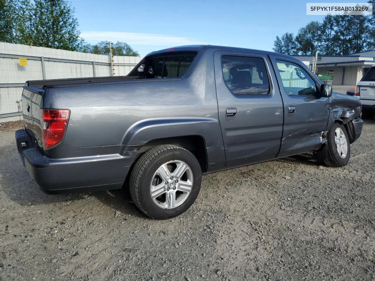 2010 Honda Ridgeline Rtl VIN: 5FPYK1F58AB013269 Lot: 63351705