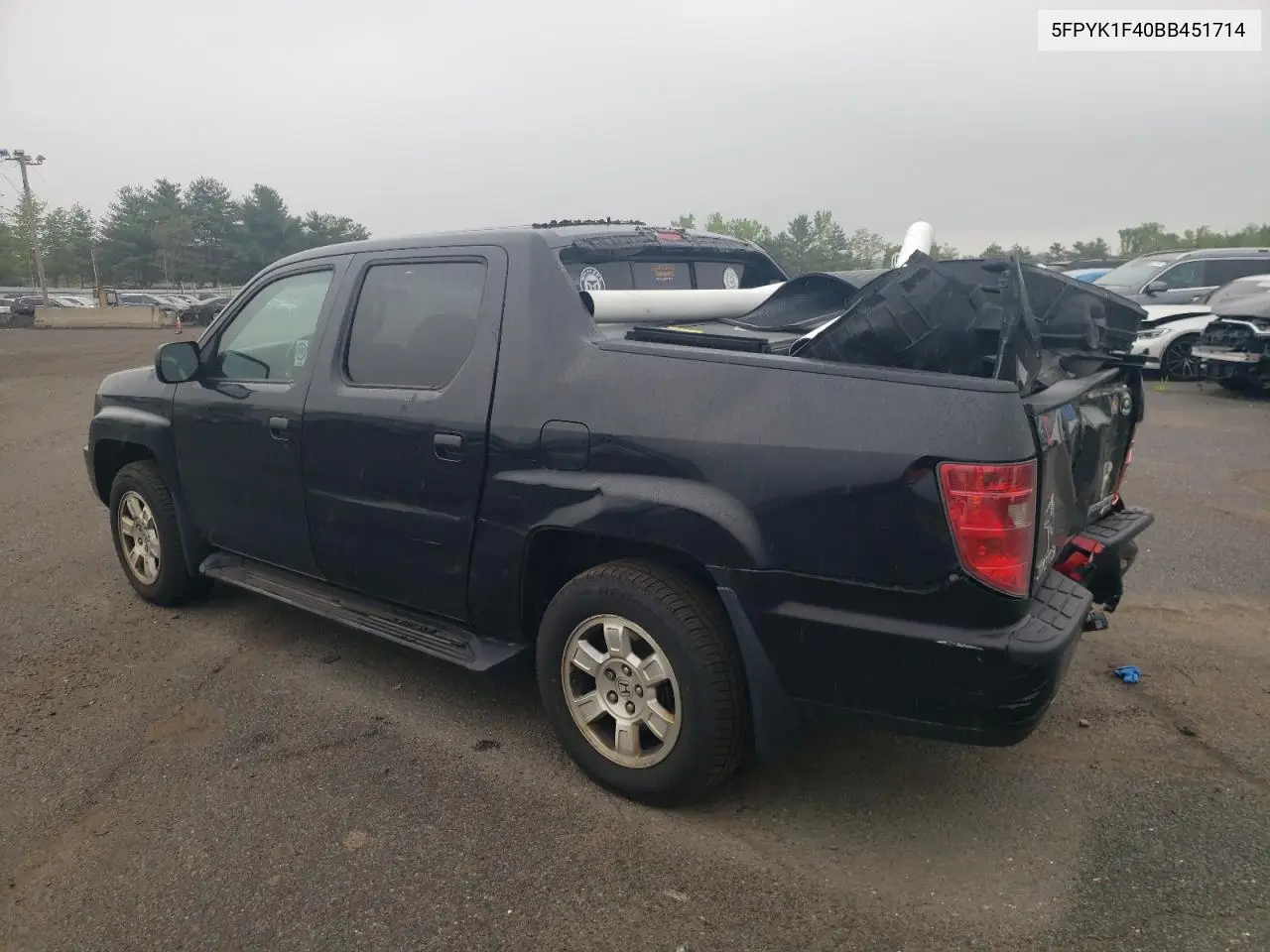 2011 Honda Ridgeline Rts VIN: 5FPYK1F40BB451714 Lot: 56745475