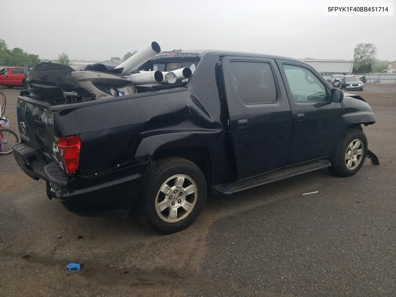 2011 Honda Ridgeline Rts VIN: 5FPYK1F40BB451714 Lot: 56745475