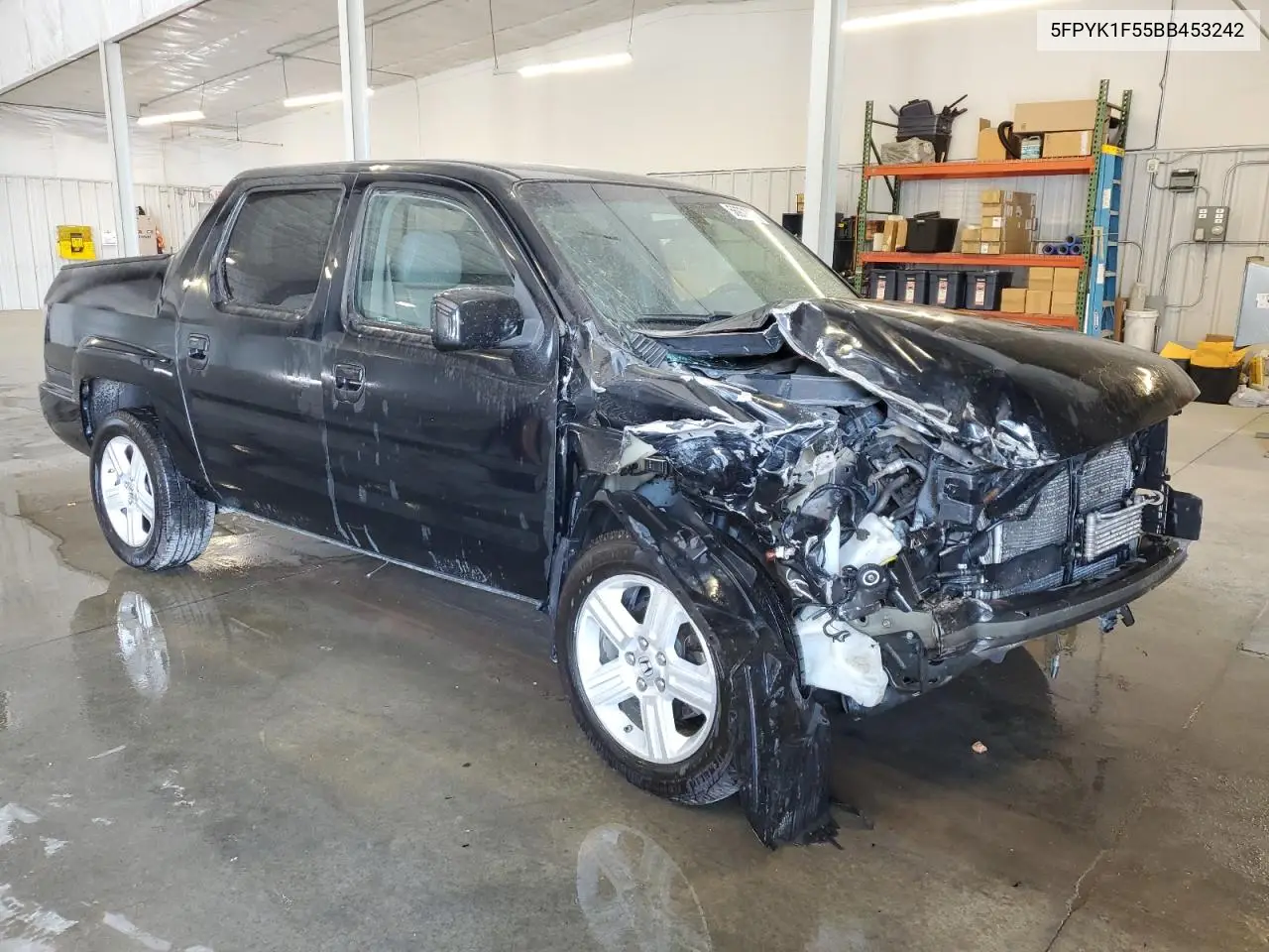 2011 Honda Ridgeline Rtl VIN: 5FPYK1F55BB453242 Lot: 56972085