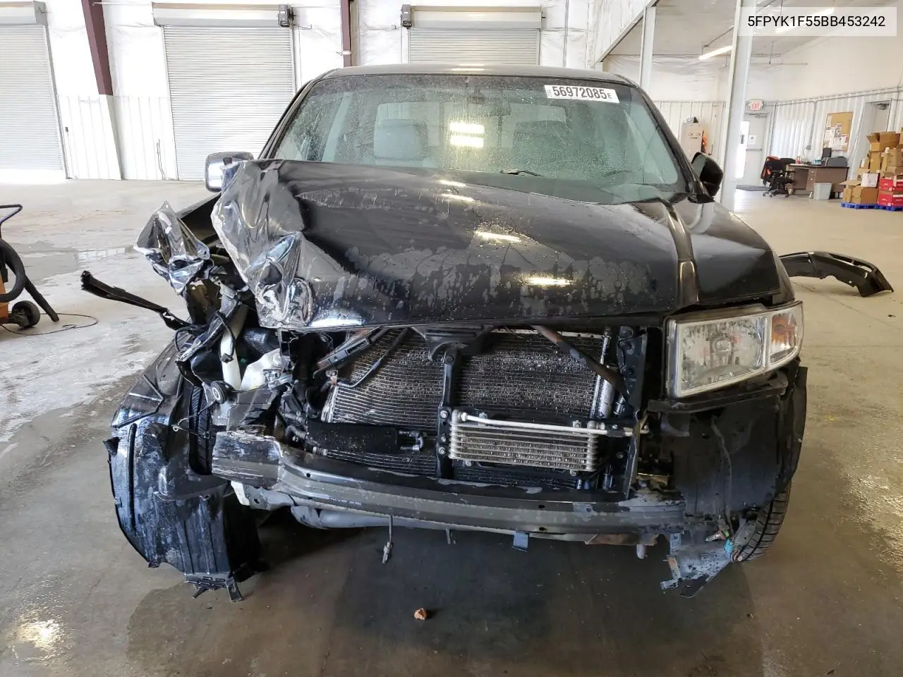 2011 Honda Ridgeline Rtl VIN: 5FPYK1F55BB453242 Lot: 56972085