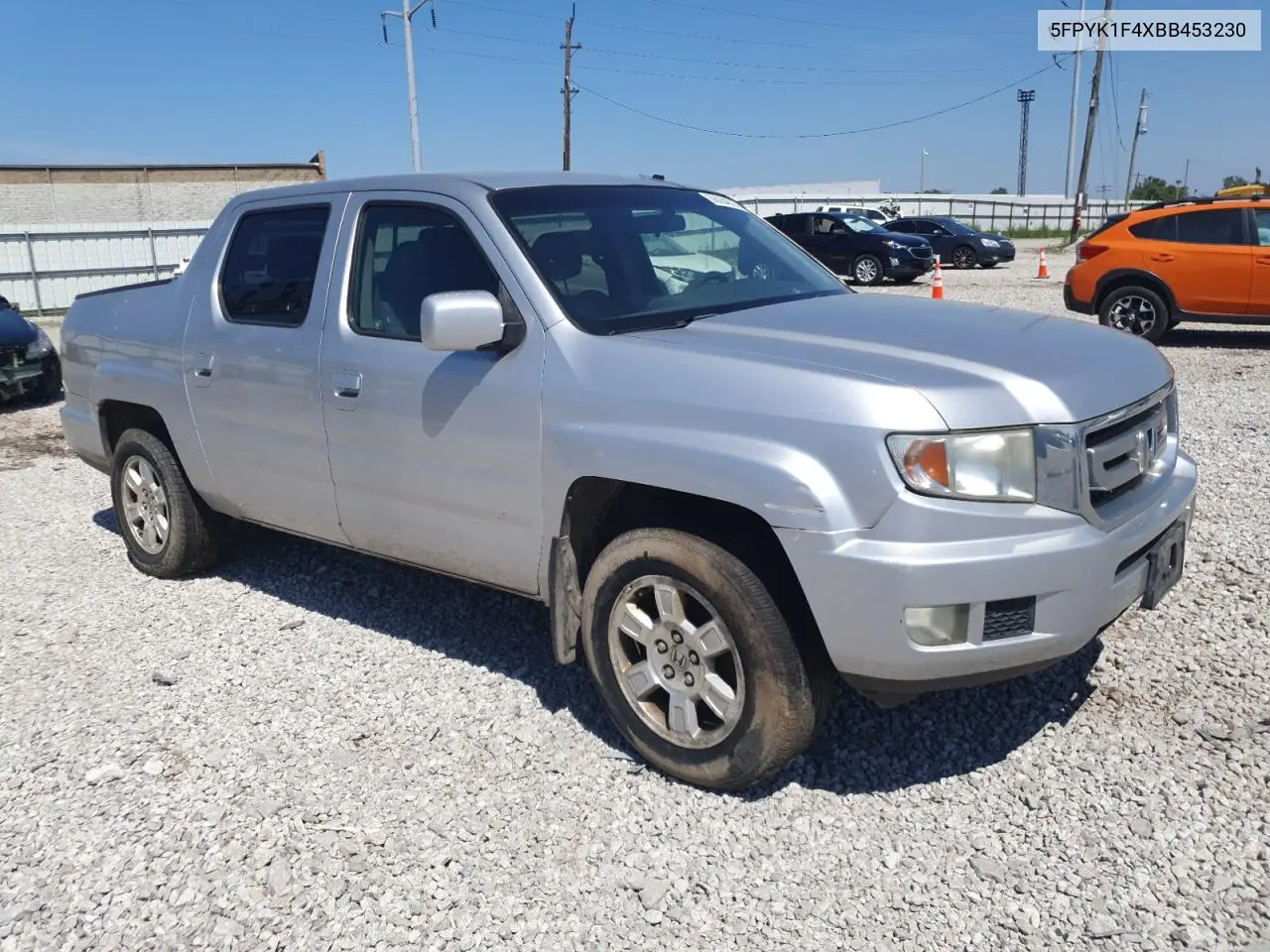 2011 Honda Ridgeline Rts VIN: 5FPYK1F4XBB453230 Lot: 66064025