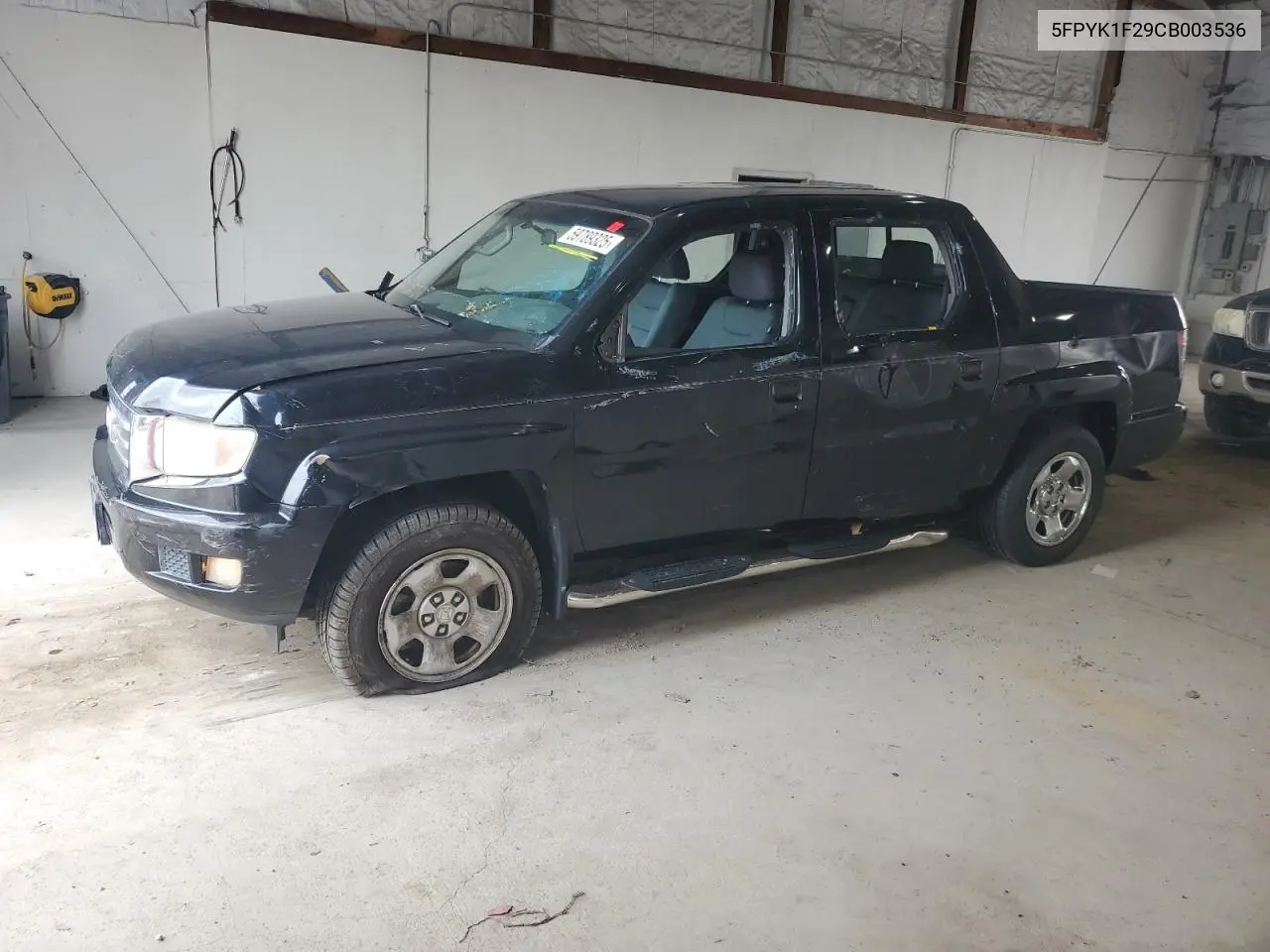 2012 Honda Ridgeline Rt VIN: 5FPYK1F29CB003536 Lot: 59789325