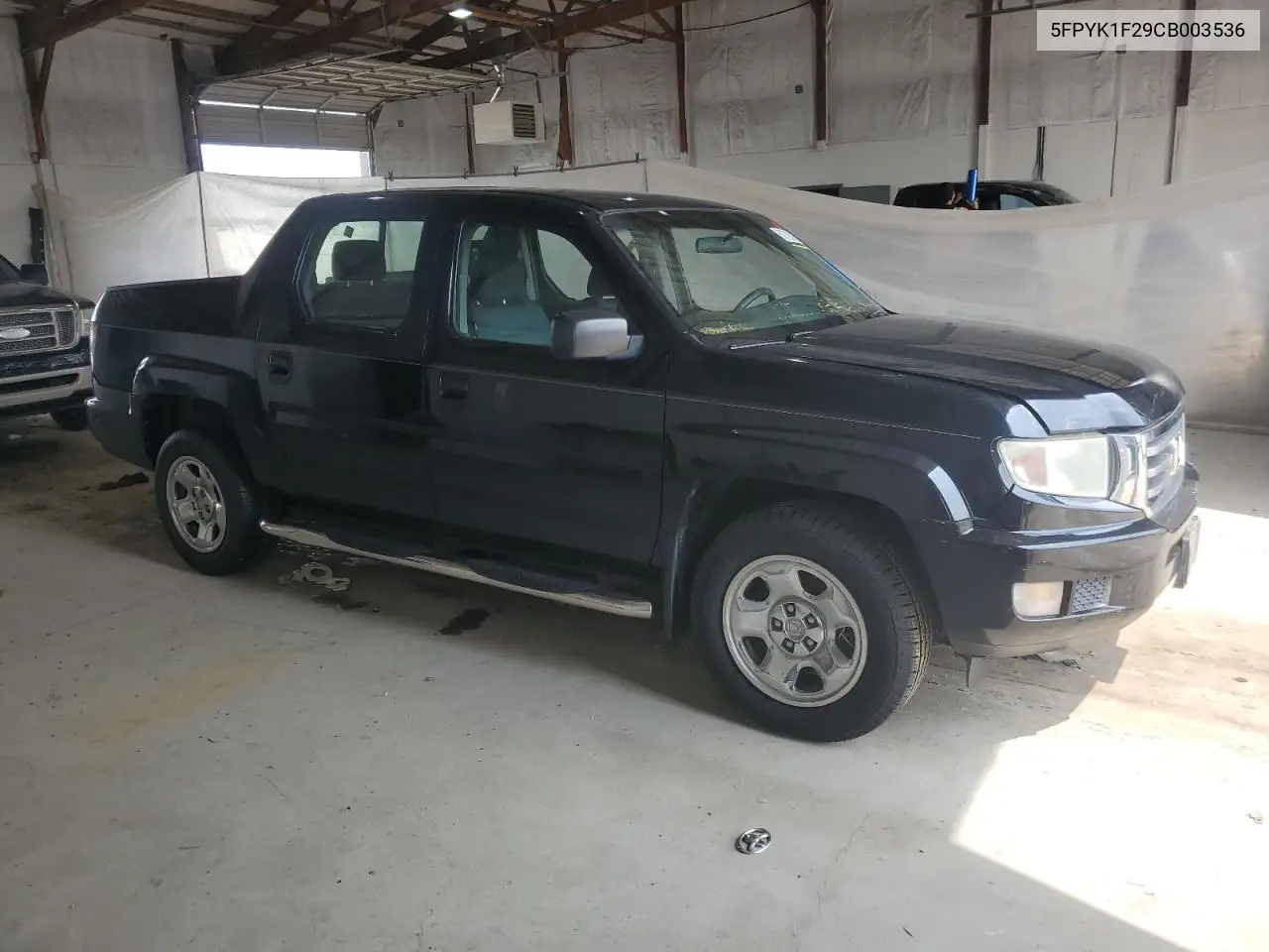 2012 Honda Ridgeline Rt VIN: 5FPYK1F29CB003536 Lot: 59789325