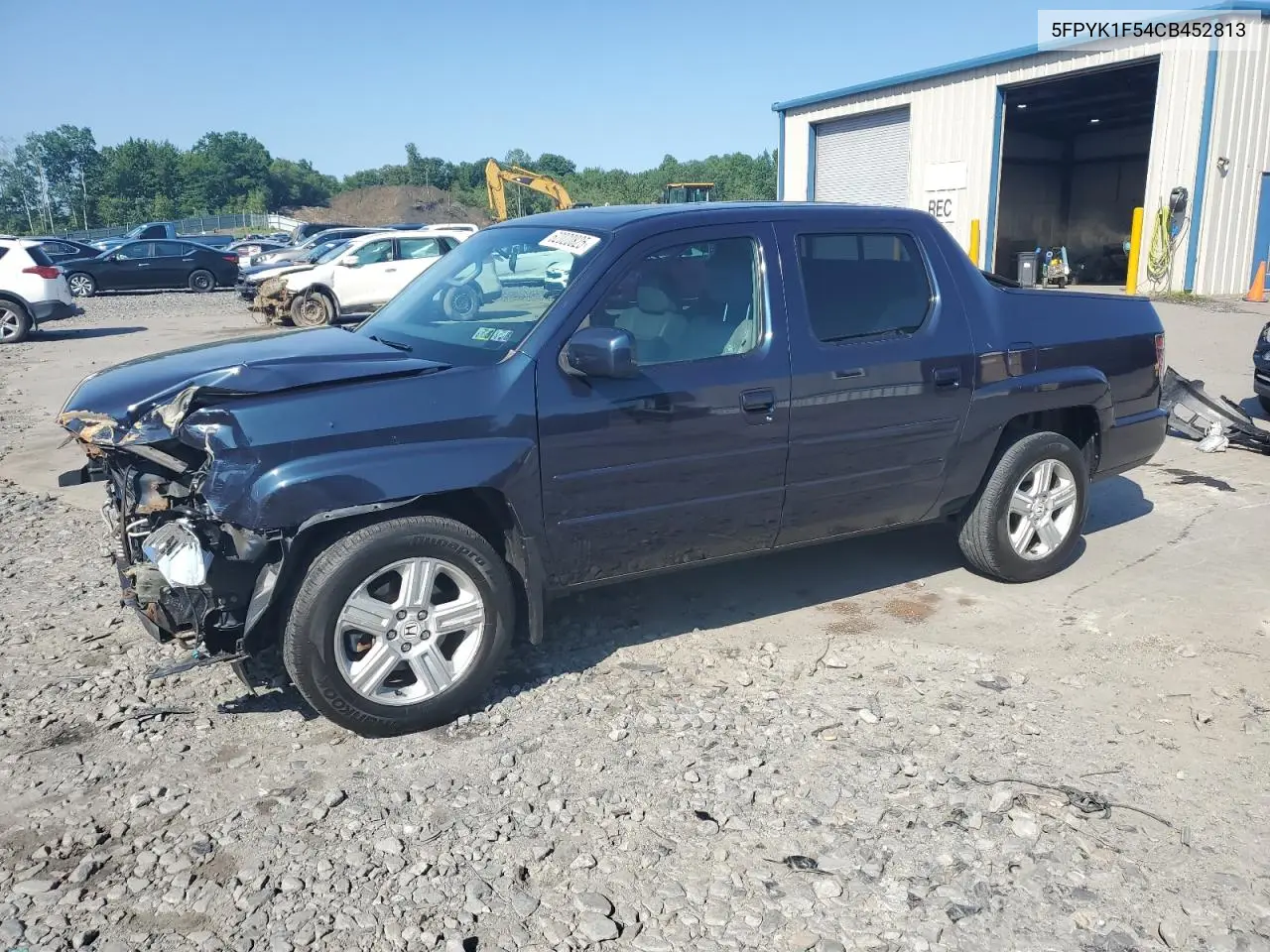 2012 Honda Ridgeline Rtl VIN: 5FPYK1F54CB452813 Lot: 62020825