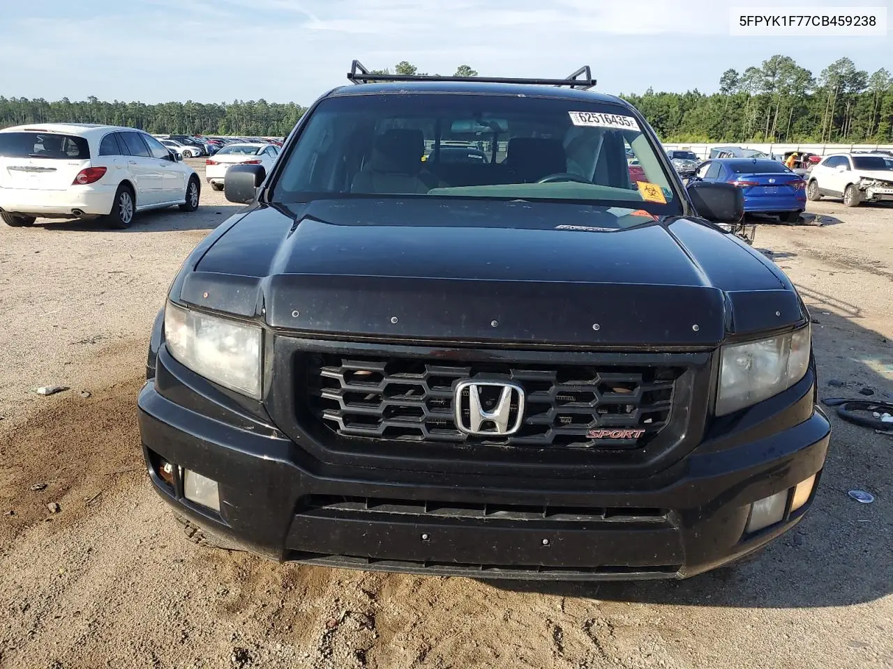 2012 Honda Ridgeline Sport VIN: 5FPYK1F77CB459238 Lot: 62516435