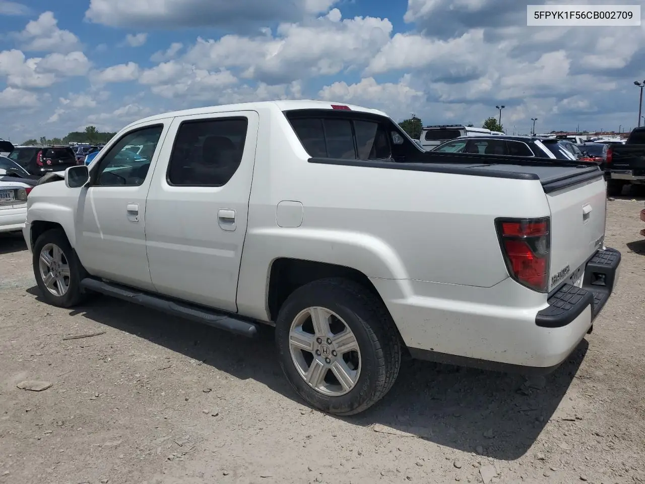 2012 Honda Ridgeline Rtl VIN: 5FPYK1F56CB002709 Lot: 62642495