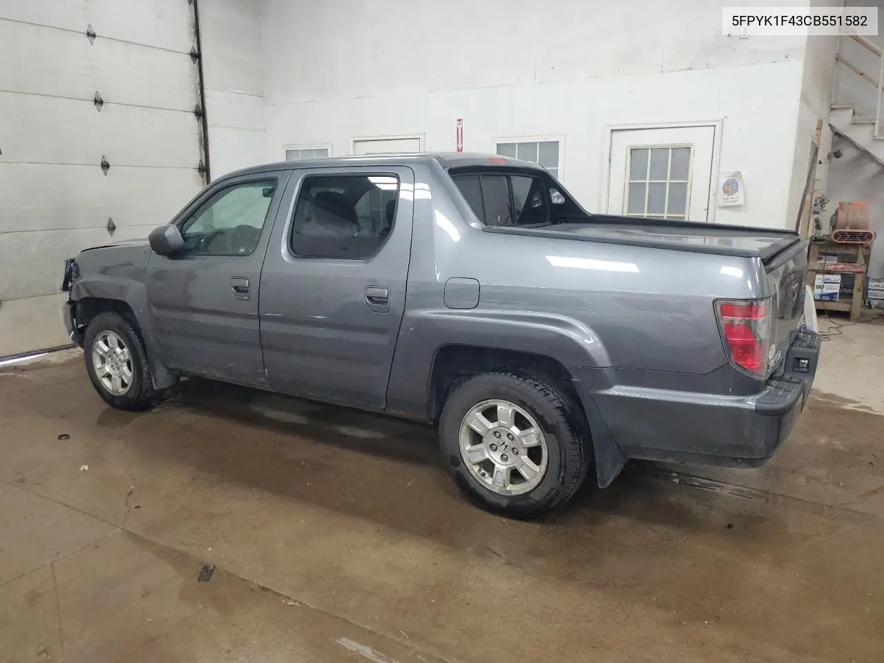 2012 Honda Ridgeline Rts VIN: 5FPYK1F43CB551582 Lot: 62740925