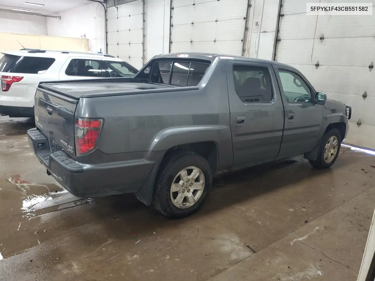 2012 Honda Ridgeline Rts VIN: 5FPYK1F43CB551582 Lot: 62740925
