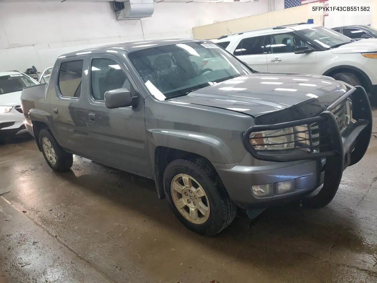 2012 Honda Ridgeline Rts VIN: 5FPYK1F43CB551582 Lot: 62740925