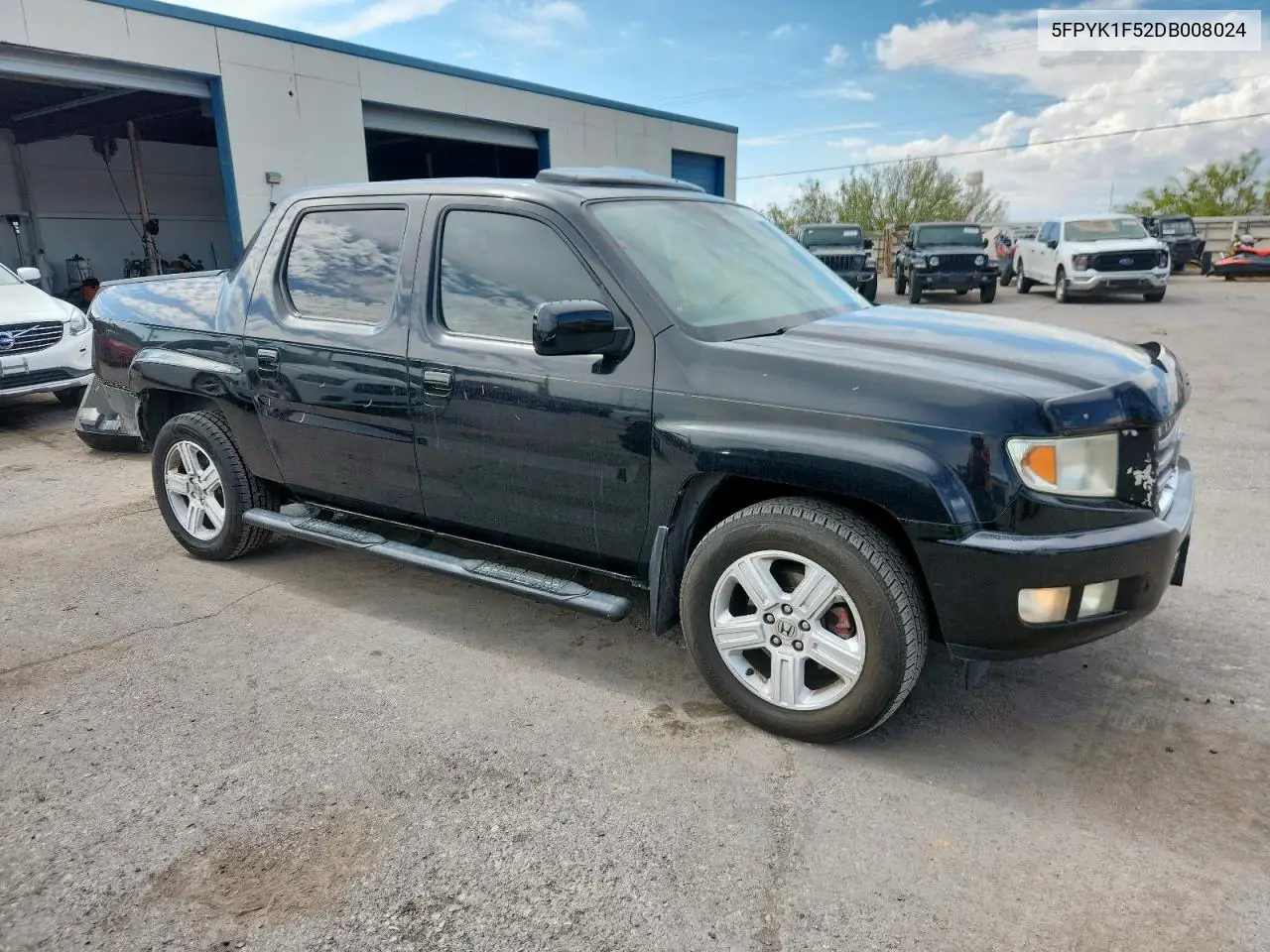 2013 Honda Ridgeline Rtl VIN: 5FPYK1F52DB008024 Lot: 61977725
