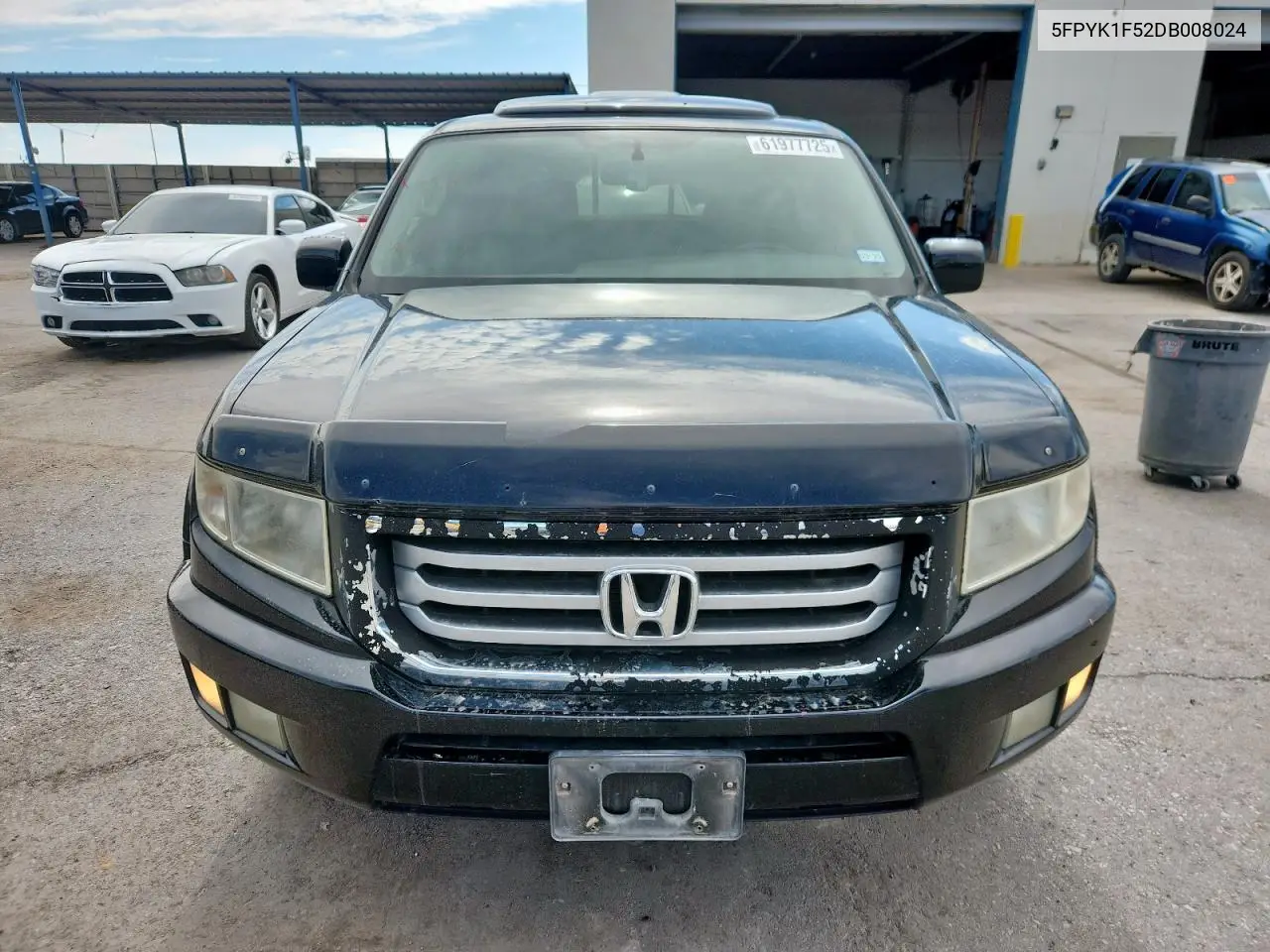 2013 Honda Ridgeline Rtl VIN: 5FPYK1F52DB008024 Lot: 61977725