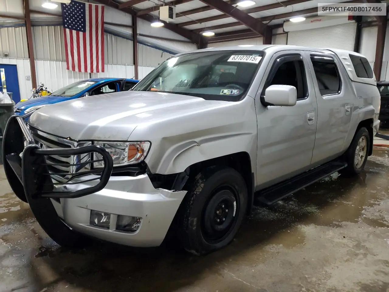 2013 Honda Ridgeline Rts VIN: 5FPYK1F40DB017456 Lot: 63107015