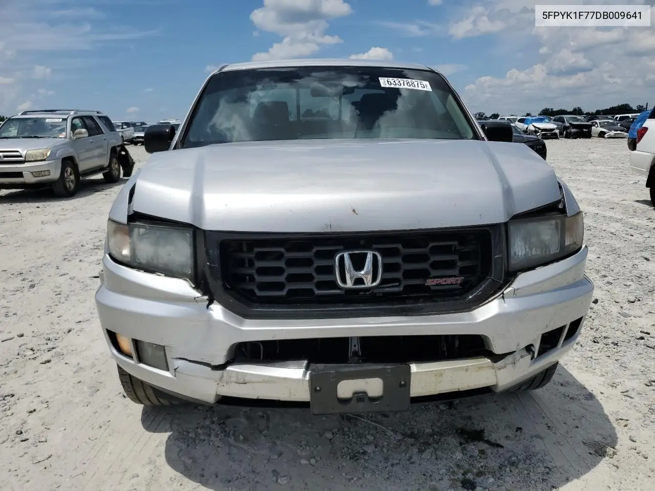 2013 Honda Ridgeline Sport VIN: 5FPYK1F77DB009641 Lot: 63378875