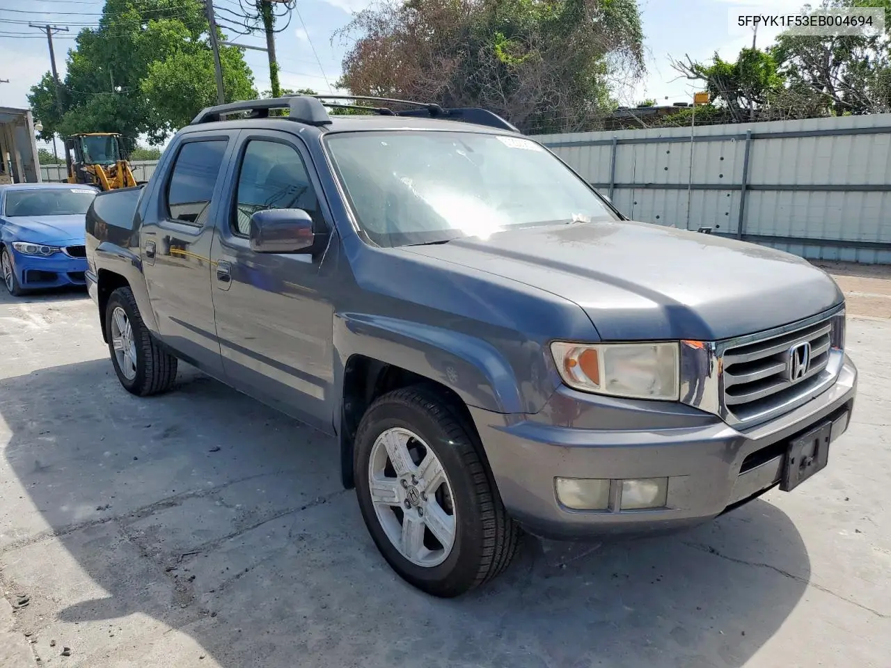 2014 Honda Ridgeline Rtl VIN: 5FPYK1F53EB004694 Lot: 57222085