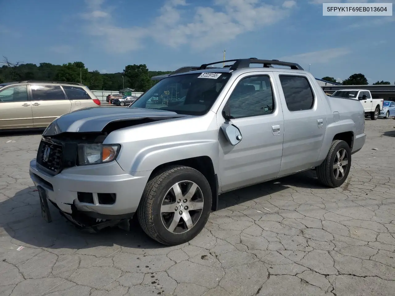 2014 Honda Ridgeline Rtl-S VIN: 5FPYK1F69EB013604 Lot: 57229155