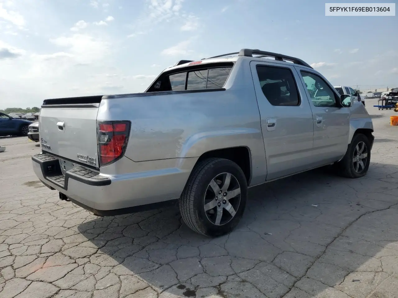 2014 Honda Ridgeline Rtl-S VIN: 5FPYK1F69EB013604 Lot: 57229155