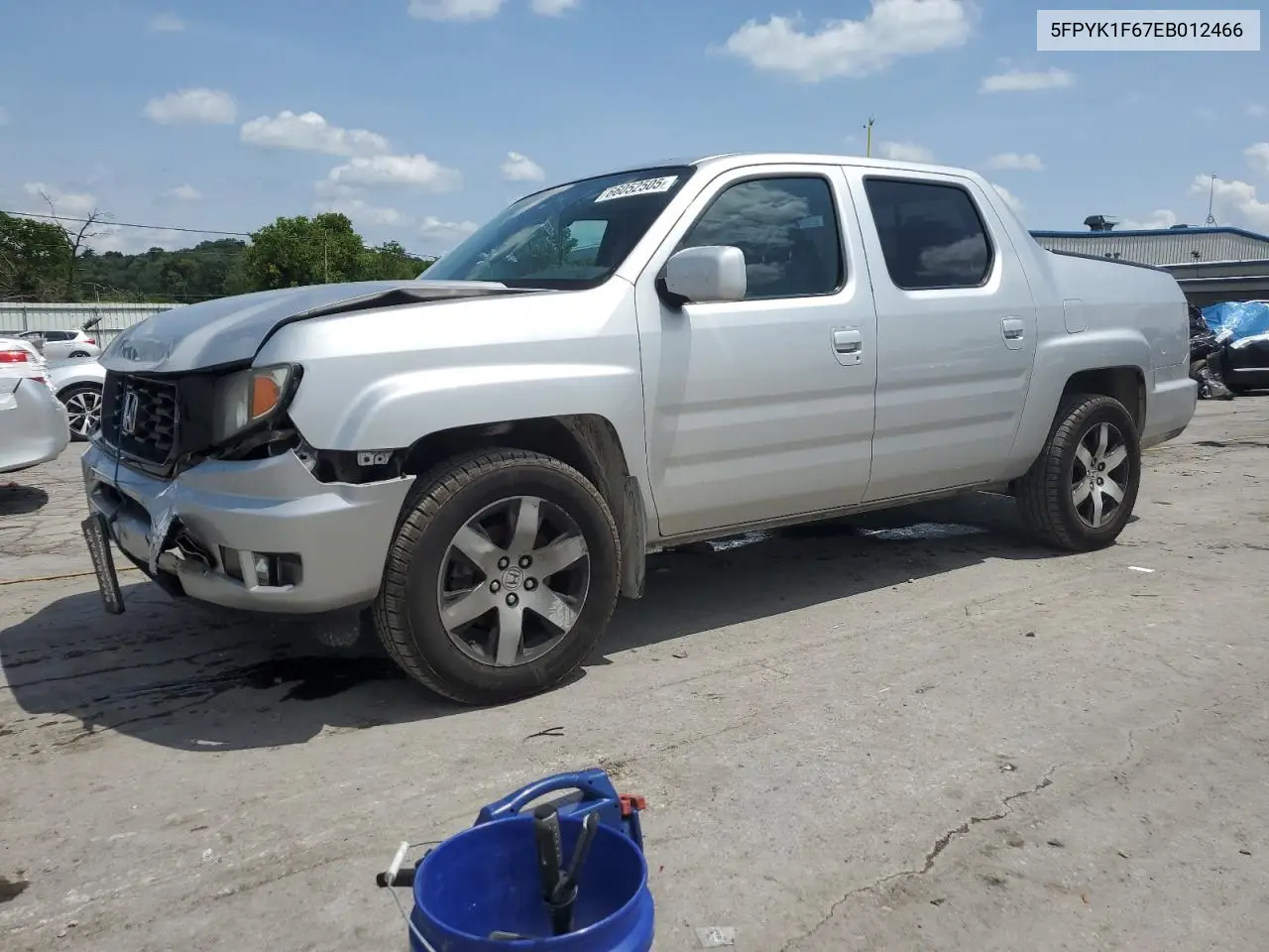 2014 Honda Ridgeline Rtl-S VIN: 5FPYK1F67EB012466 Lot: 66052505