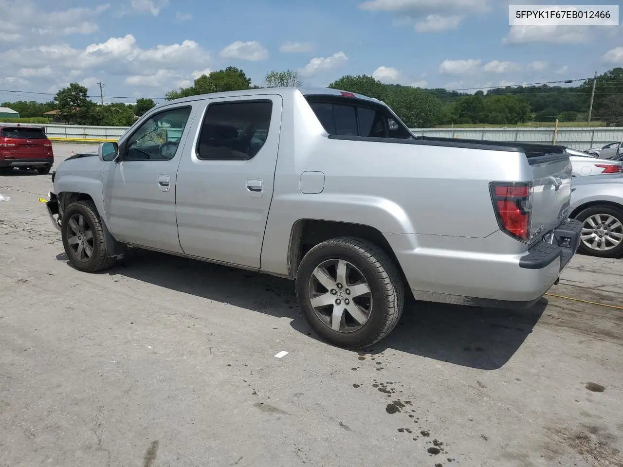 2014 Honda Ridgeline Rtl-S VIN: 5FPYK1F67EB012466 Lot: 66052505