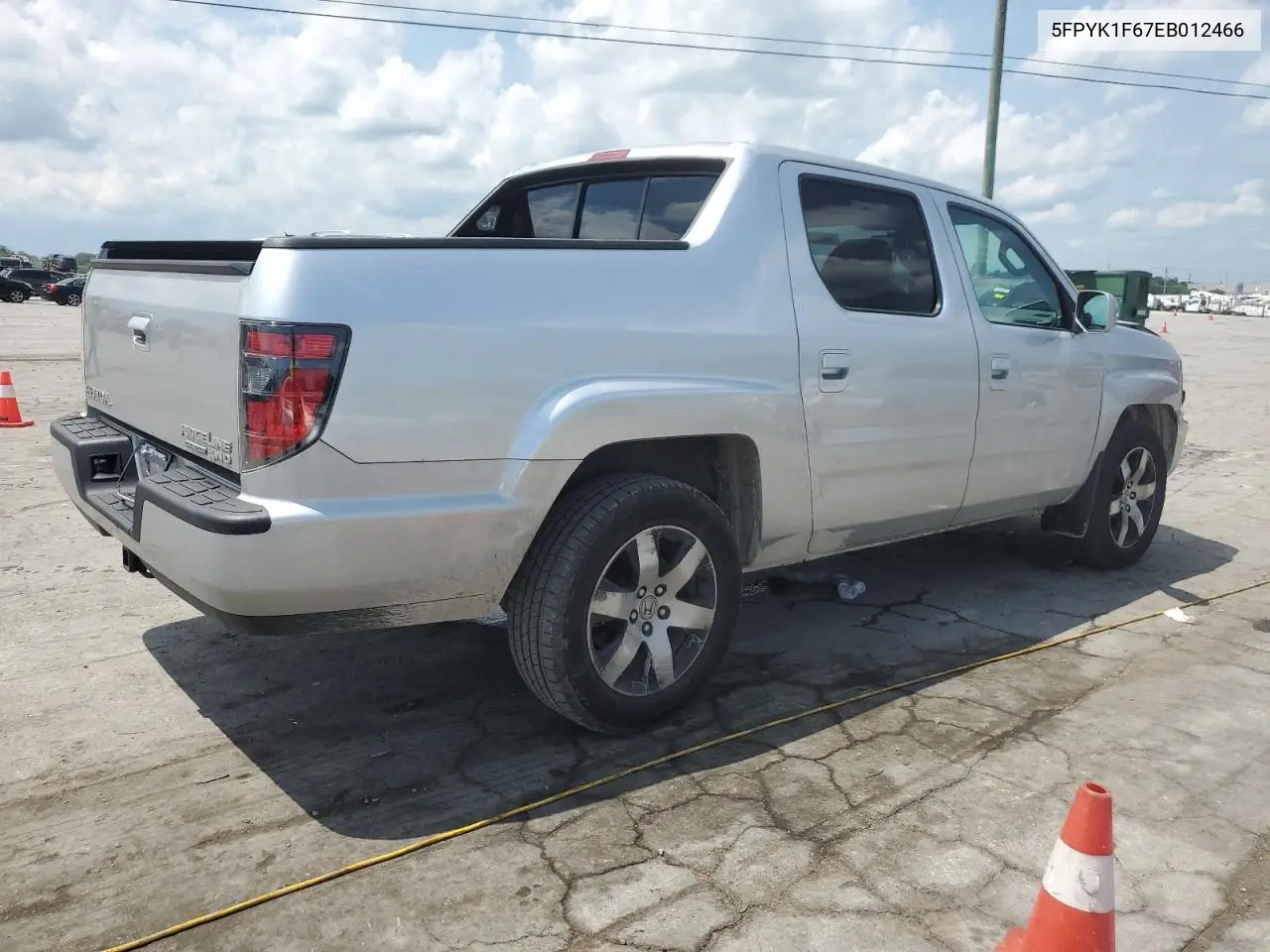 2014 Honda Ridgeline Rtl-S VIN: 5FPYK1F67EB012466 Lot: 66052505