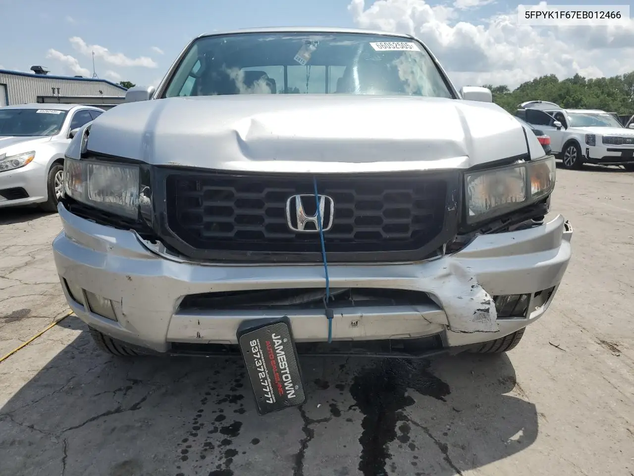 2014 Honda Ridgeline Rtl-S VIN: 5FPYK1F67EB012466 Lot: 66052505